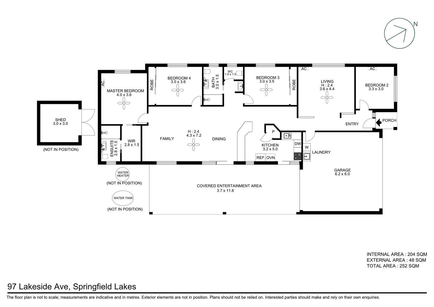 Floorplan of Homely house listing, 97 Lakeside Avenue, Springfield Lakes QLD 4300