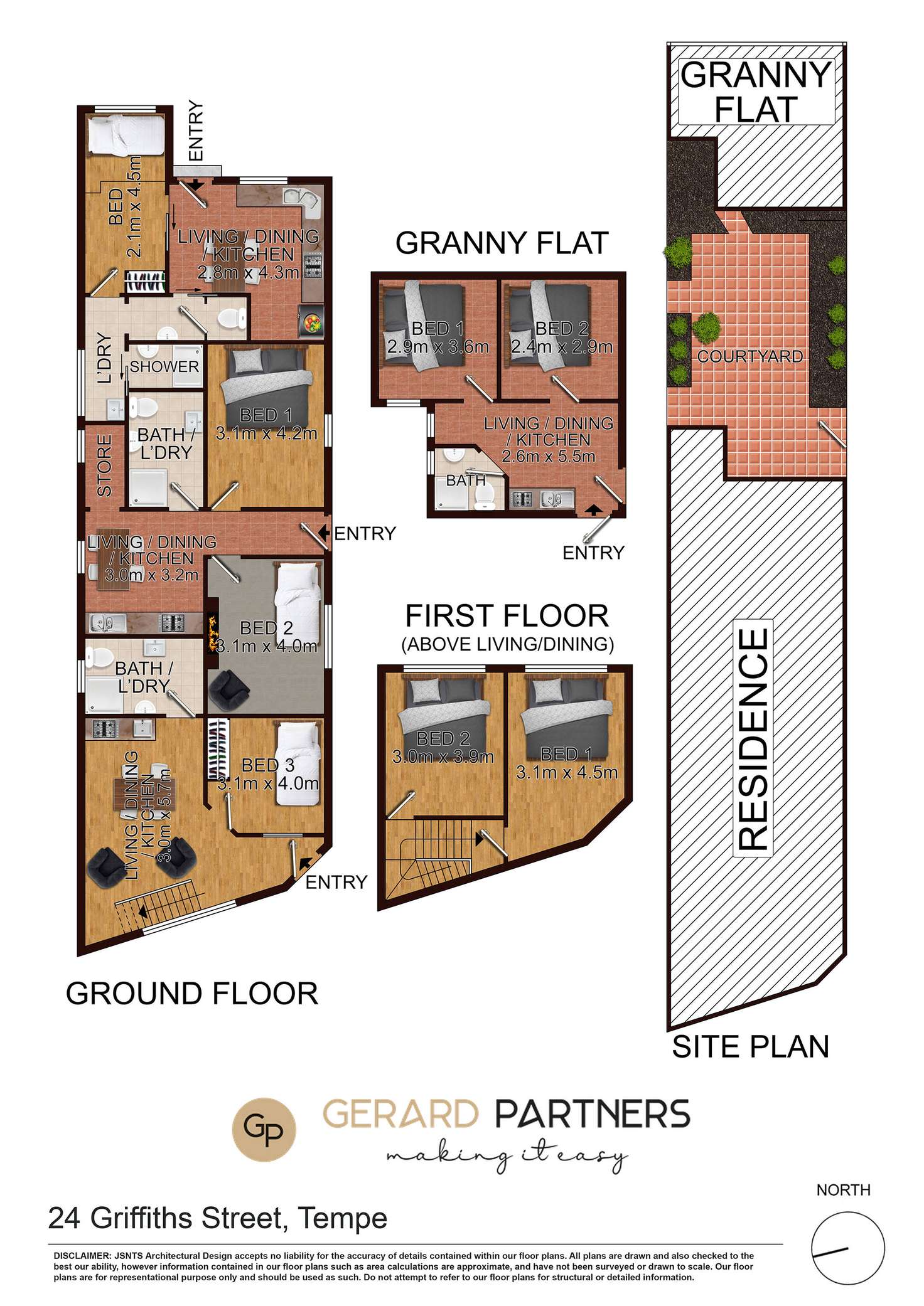 Floorplan of Homely house listing, 24 Griffiths Street, Tempe NSW 2044