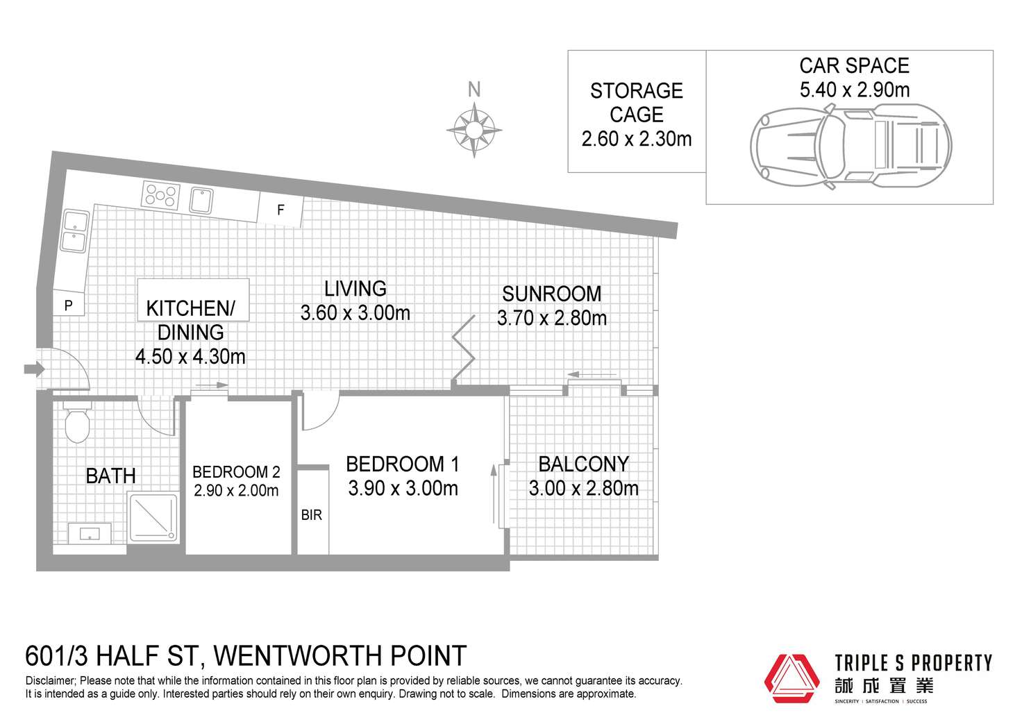 Floorplan of Homely apartment listing, 601/3 Half Street, Wentworth Point NSW 2127