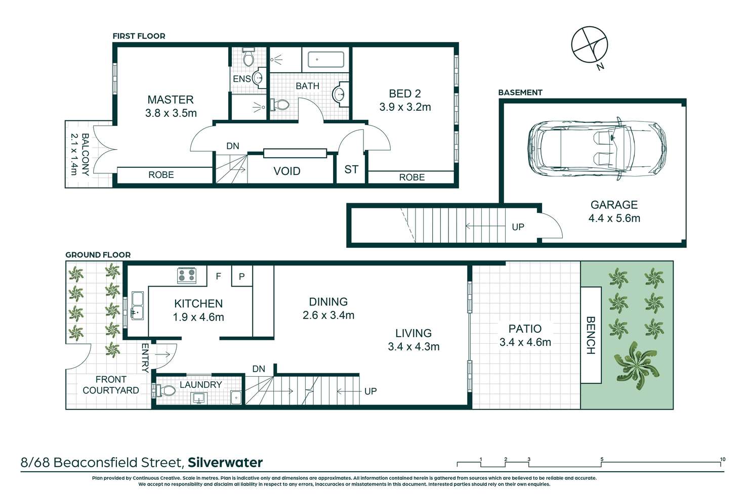 Floorplan of Homely townhouse listing, 8/68-72 Beaconsfield Street, Silverwater NSW 2128