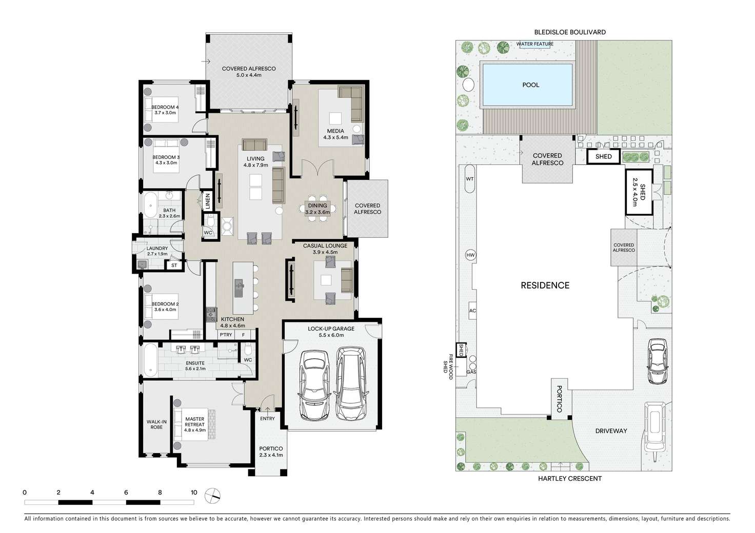 Floorplan of Homely house listing, 5 Hartley Crescent, Pelican Waters QLD 4551