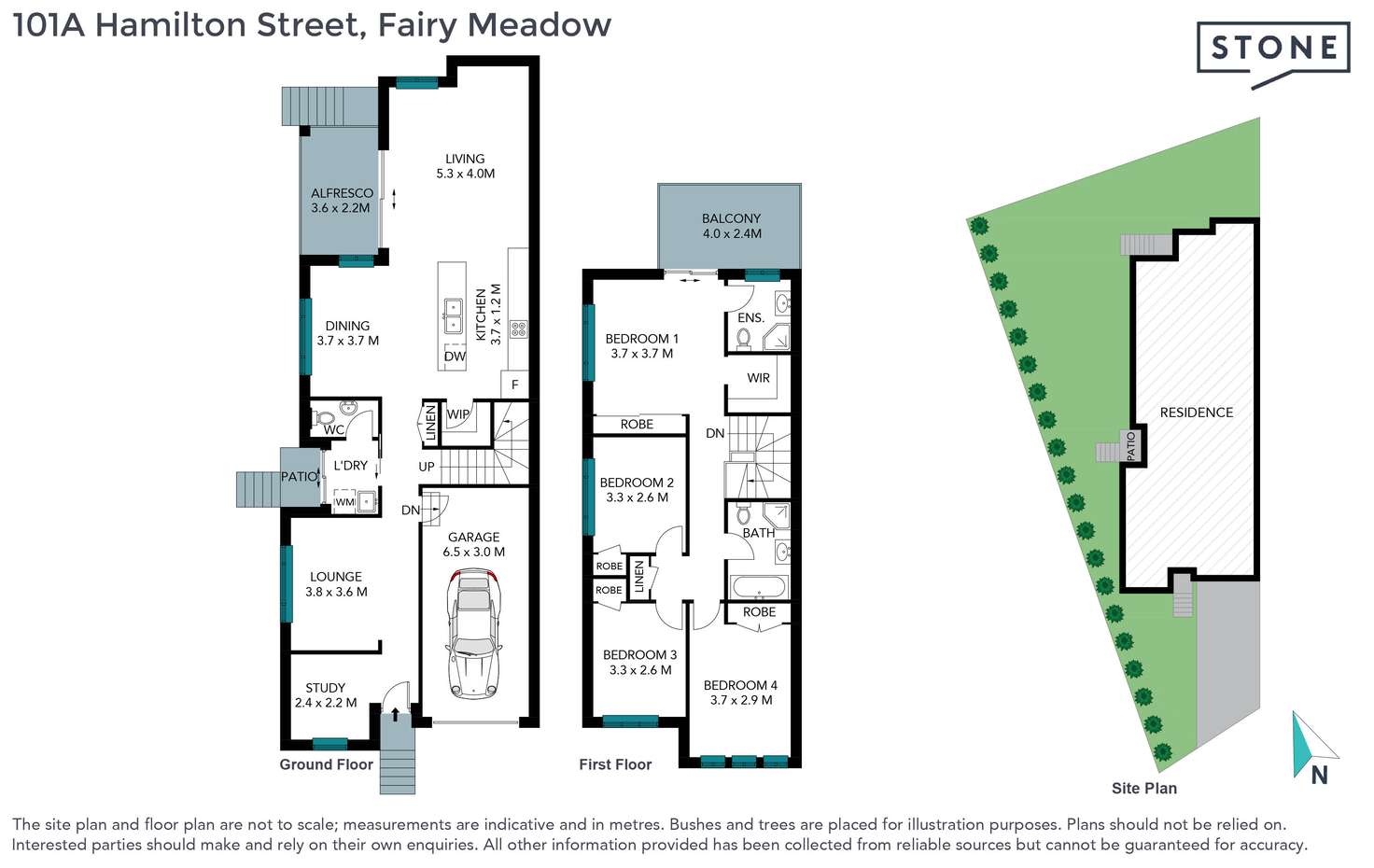 Floorplan of Homely house listing, 101A Hamilton Street, Fairy Meadow NSW 2519