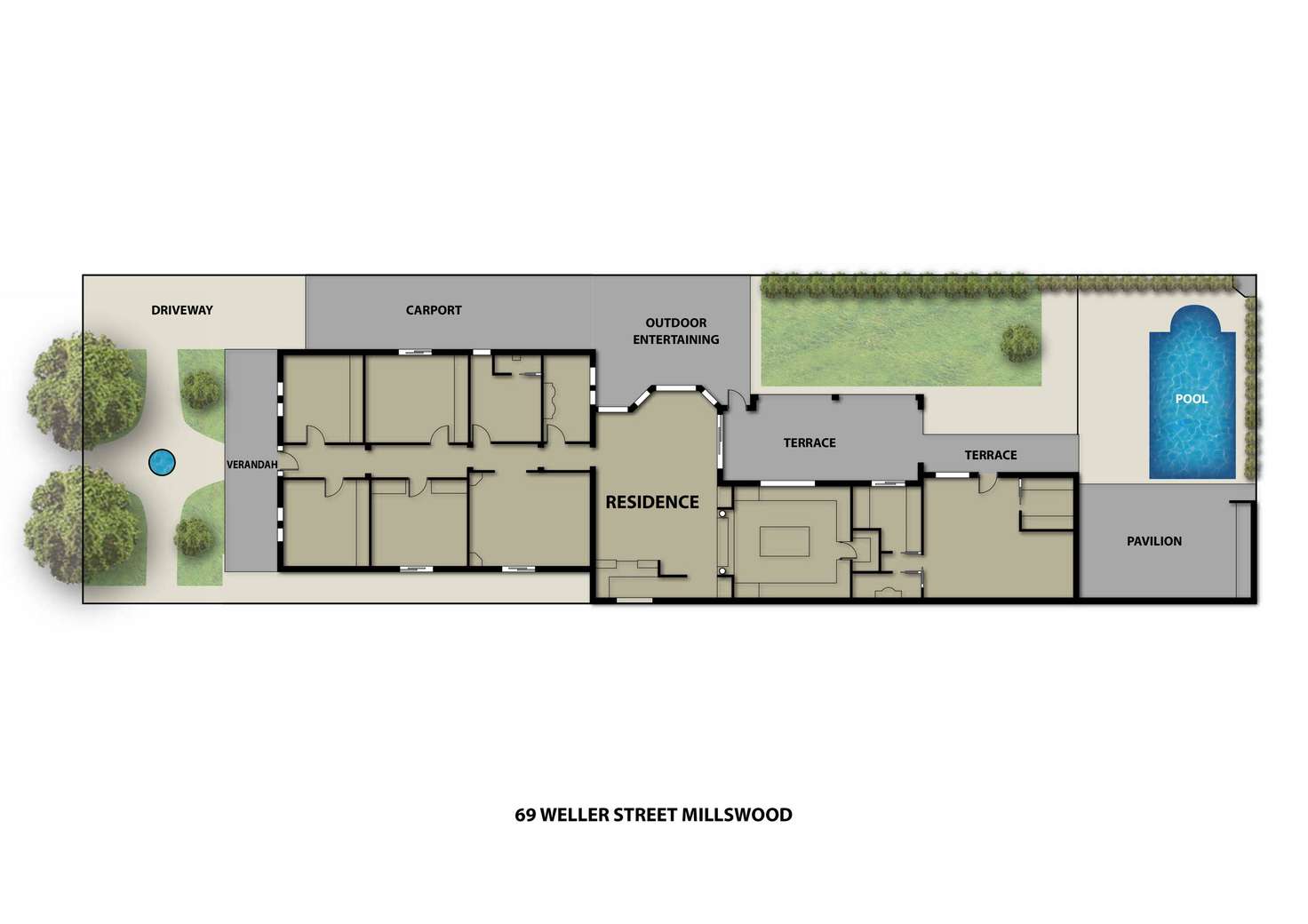 Floorplan of Homely house listing, 69 Weller Street, Millswood SA 5034