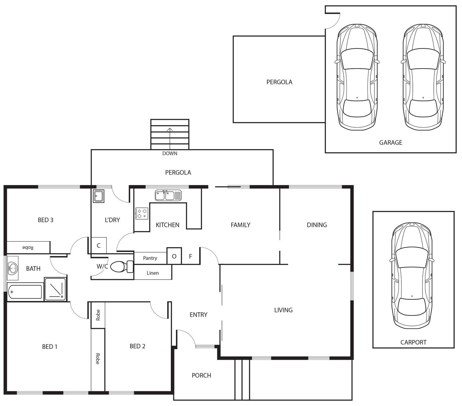 Floorplan of Homely house listing, 73 Wheeler Crescent, Wanniassa ACT 2903