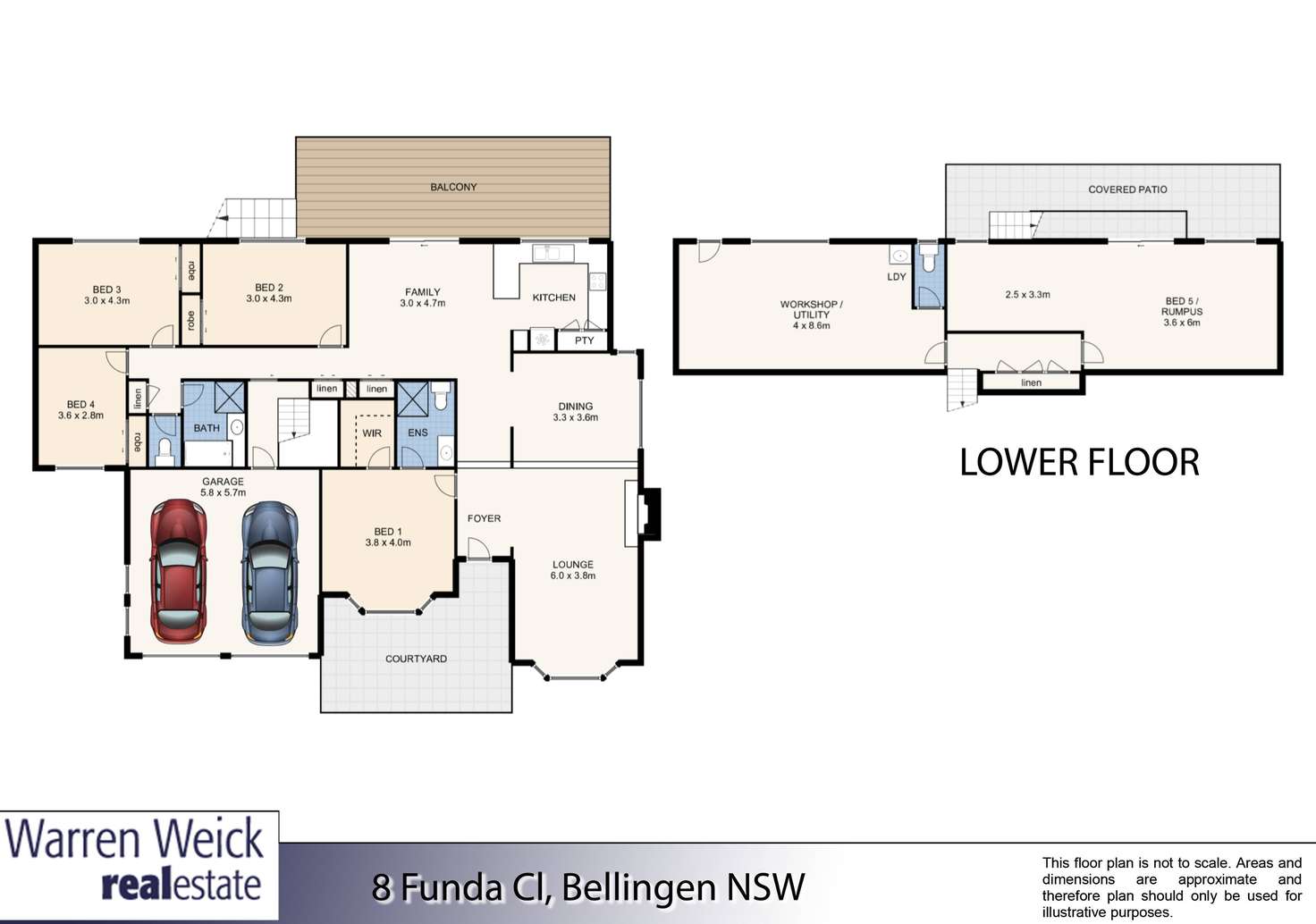 Floorplan of Homely house listing, 8 Funda Close, Bellingen NSW 2454