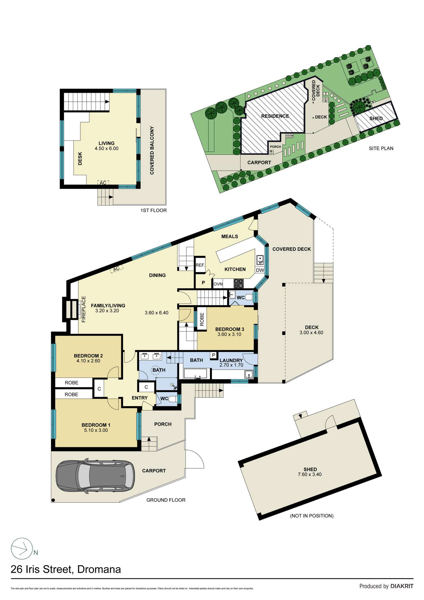 Floorplan of Homely house listing, 26 Iris Street, Dromana VIC 3936