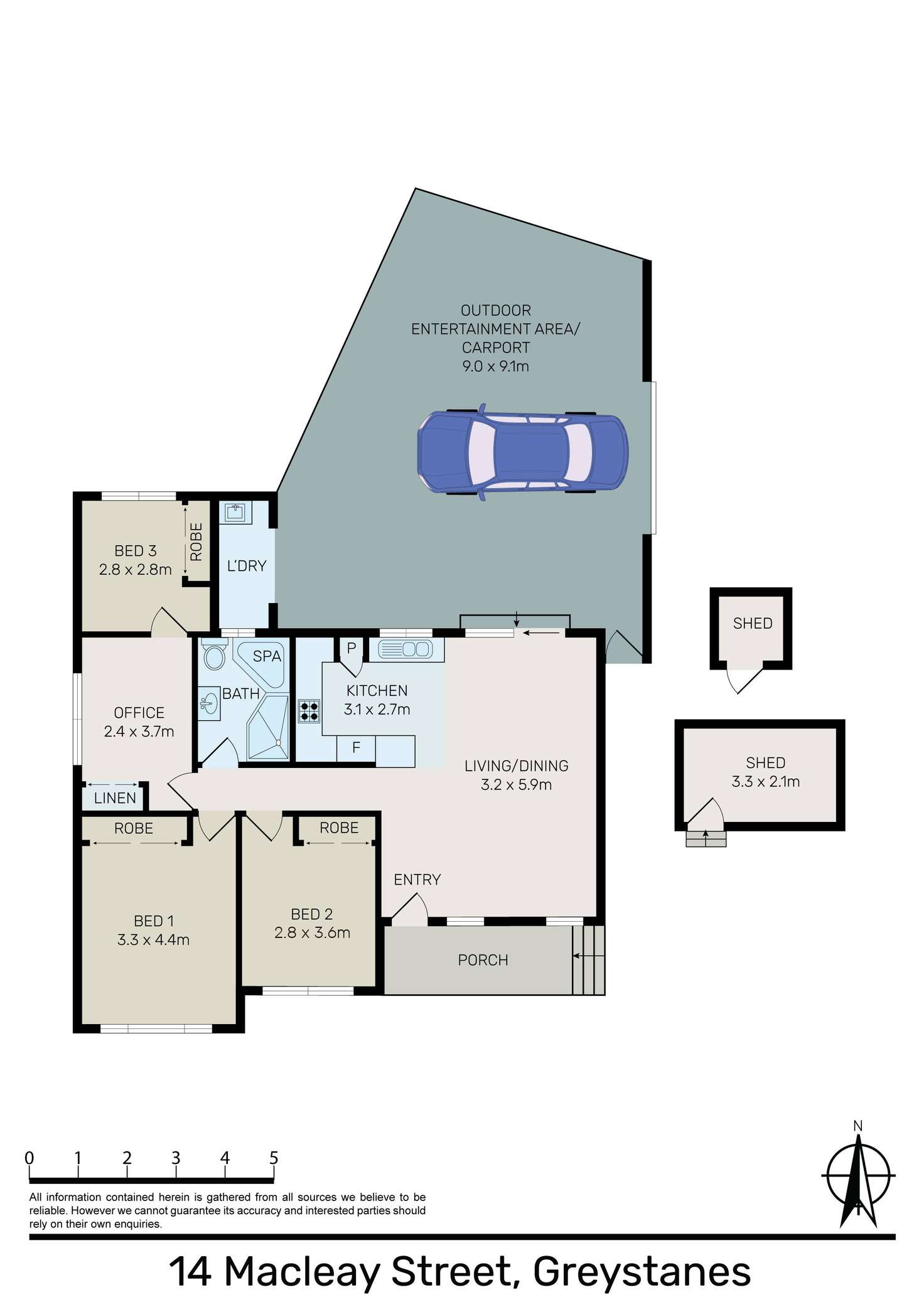 Floorplan of Homely house listing, 14 Macleay Street, Greystanes NSW 2145