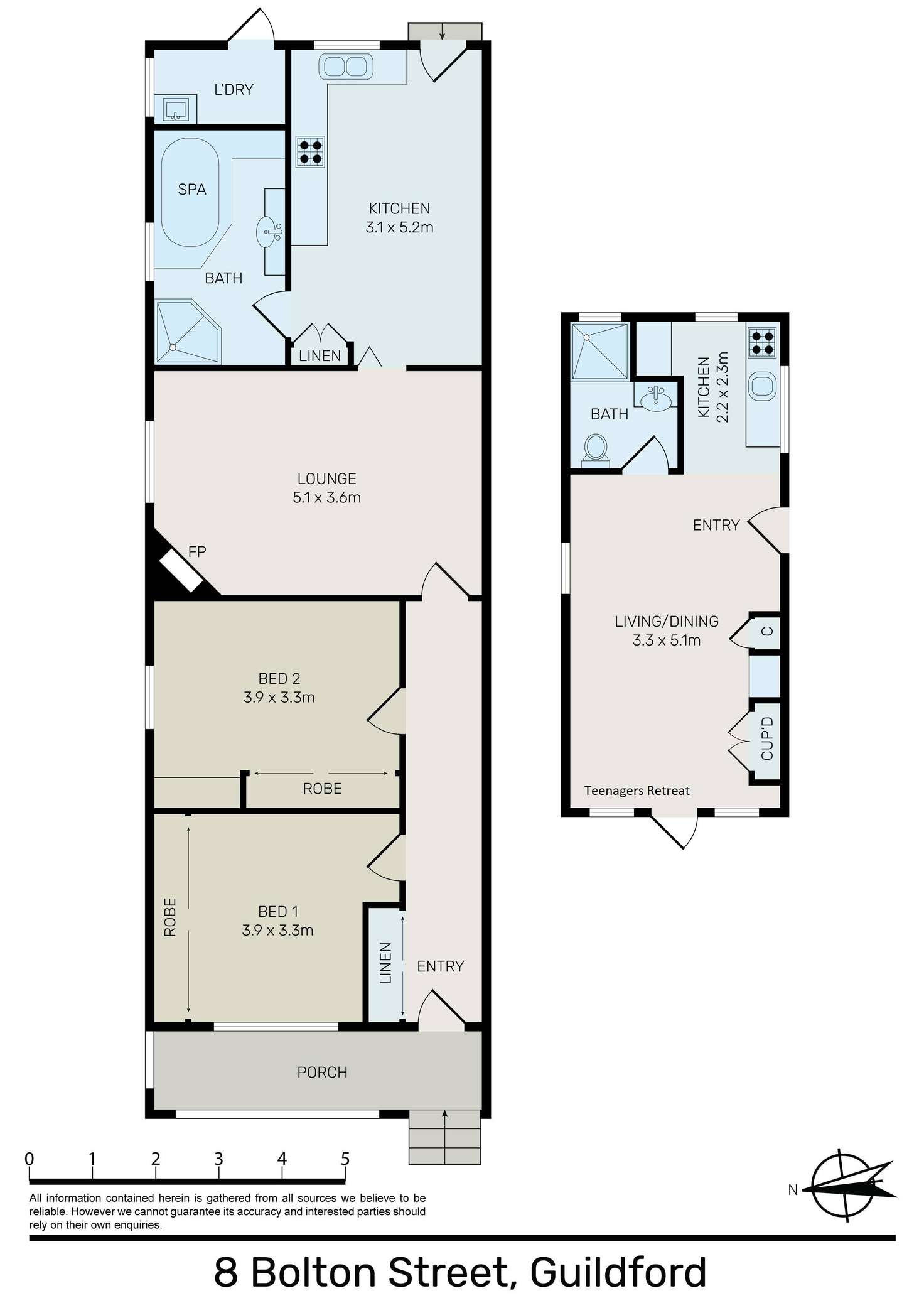 Floorplan of Homely house listing, 8 Bolton Street, Guildford NSW 2161