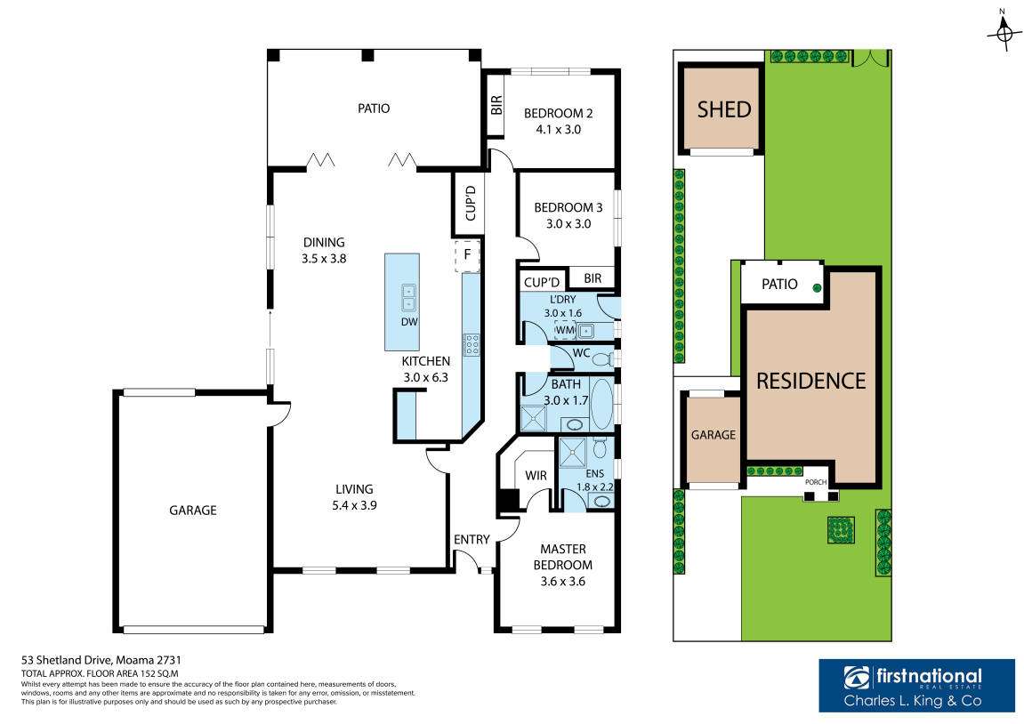 Floorplan of Homely house listing, 53 Shetland Drive, Moama NSW 2731
