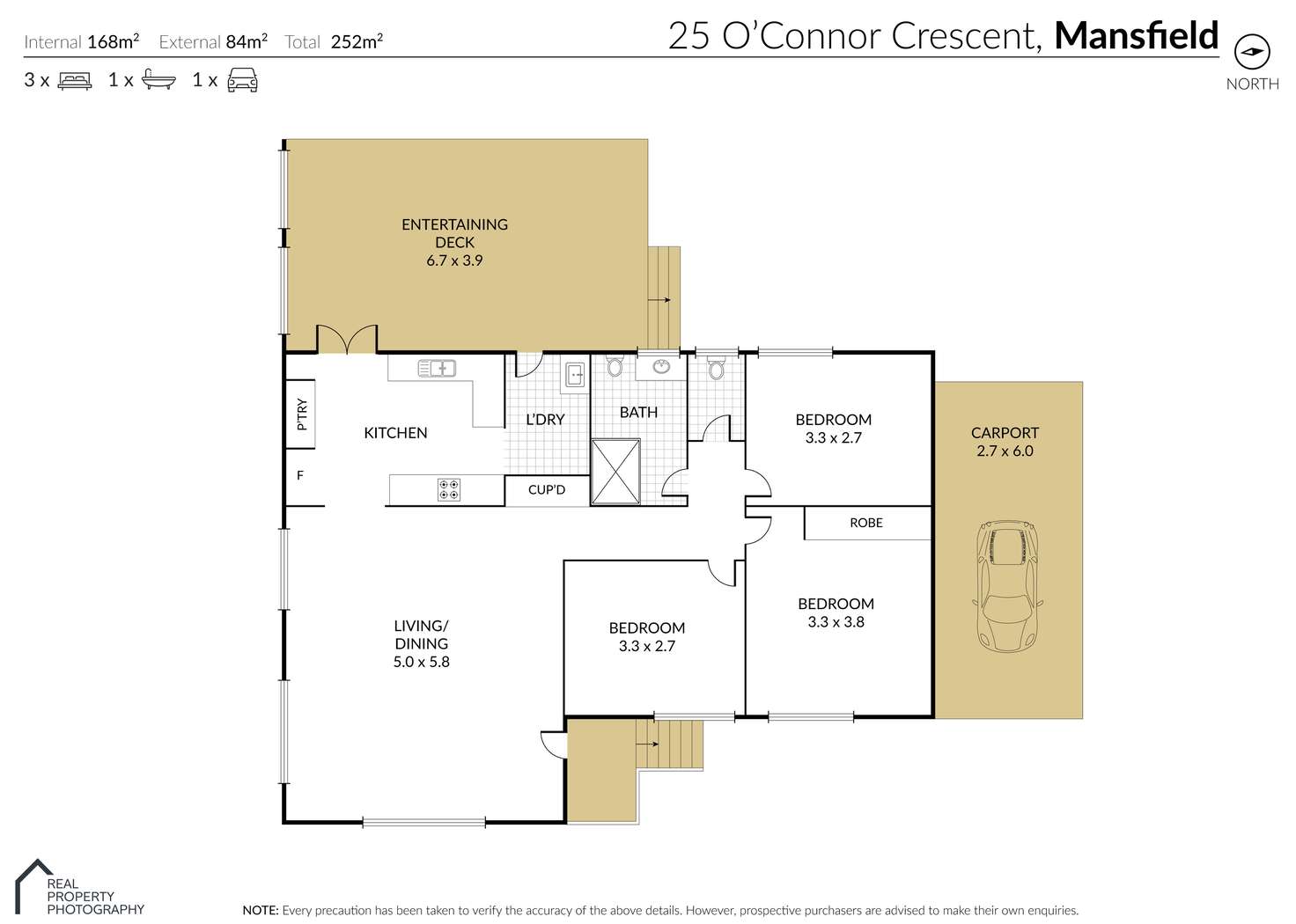 Floorplan of Homely house listing, 25 O'Connor Crescent, Mansfield QLD 4122