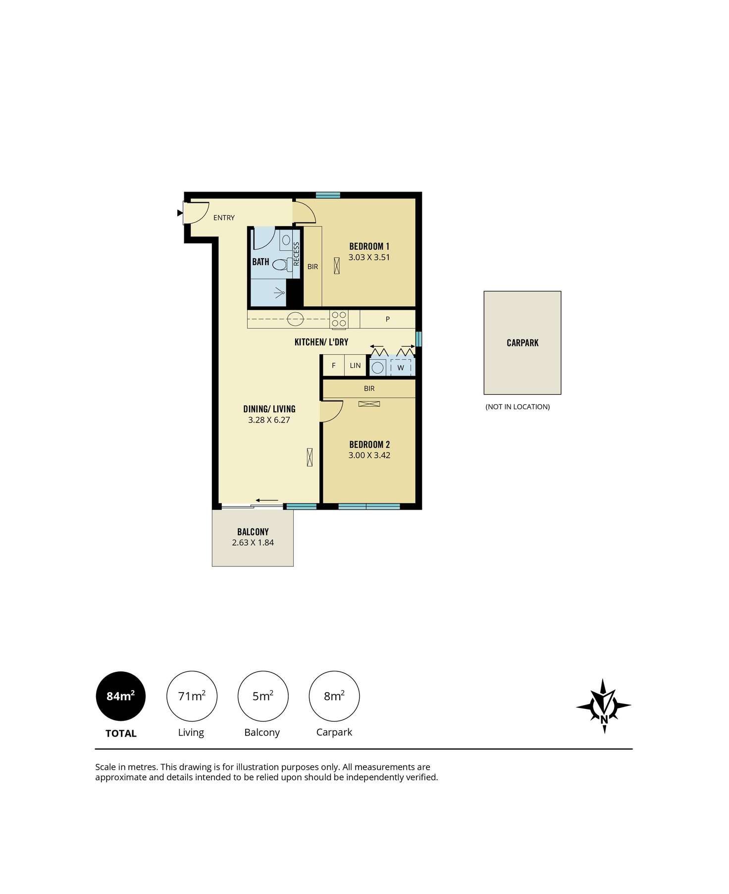 Floorplan of Homely apartment listing, 1401/29 Angas Street, Adelaide SA 5000