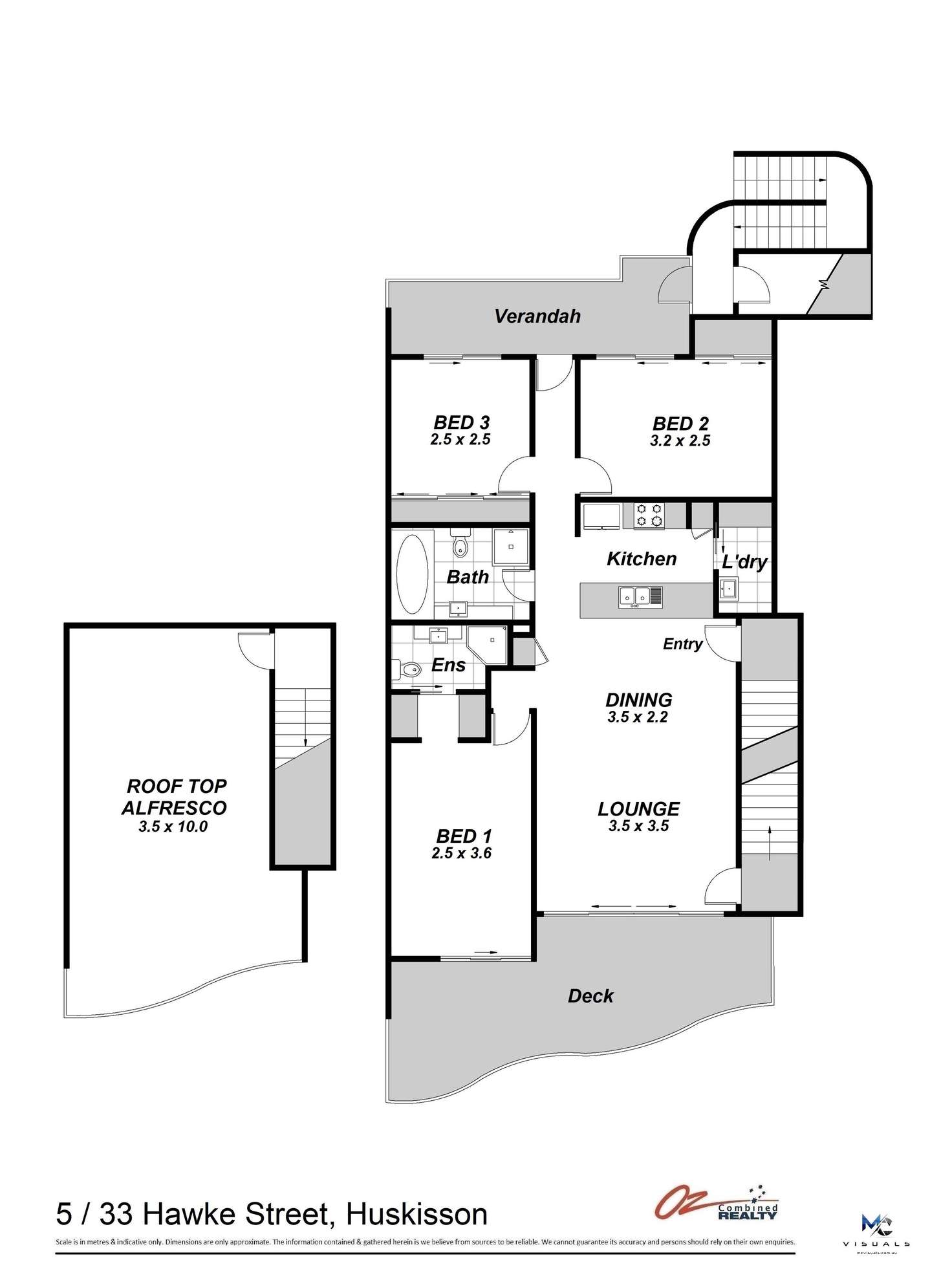 Floorplan of Homely apartment listing, 5/33 Hawke Street, Huskisson NSW 2540