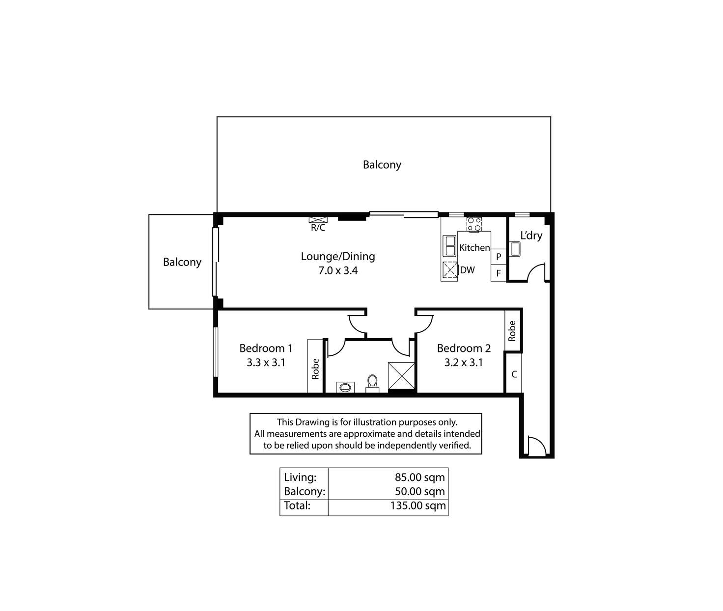 Floorplan of Homely apartment listing, 209/30-34 Garden Terrace, Mawson Lakes SA 5095