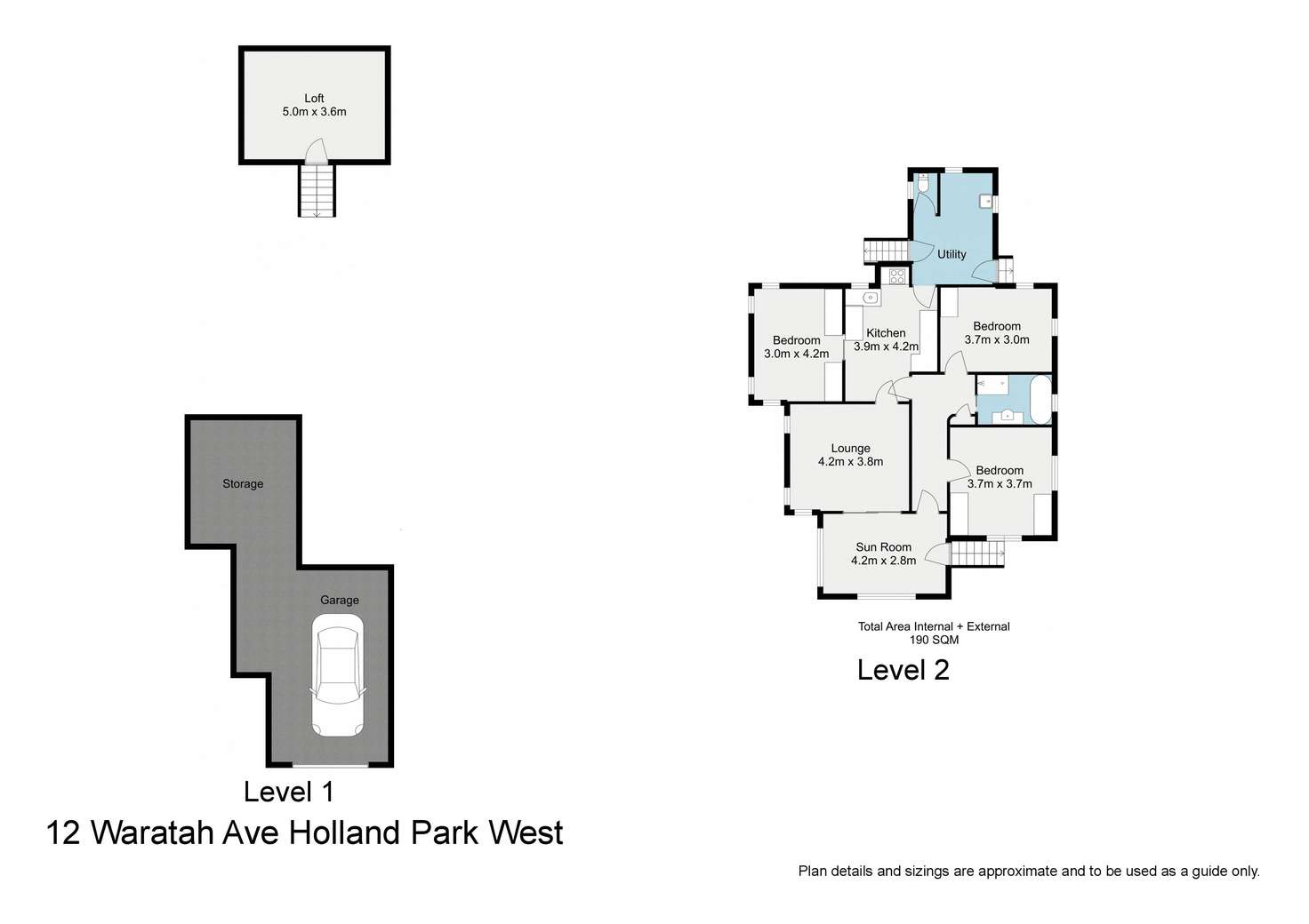 Floorplan of Homely house listing, 12 Waratah Avenue, Holland Park West QLD 4121