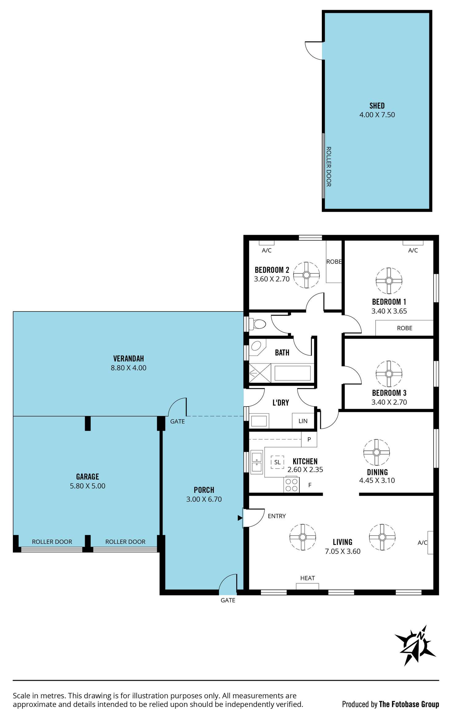 Floorplan of Homely house listing, 26 Jennifer Drive, Happy Valley SA 5159