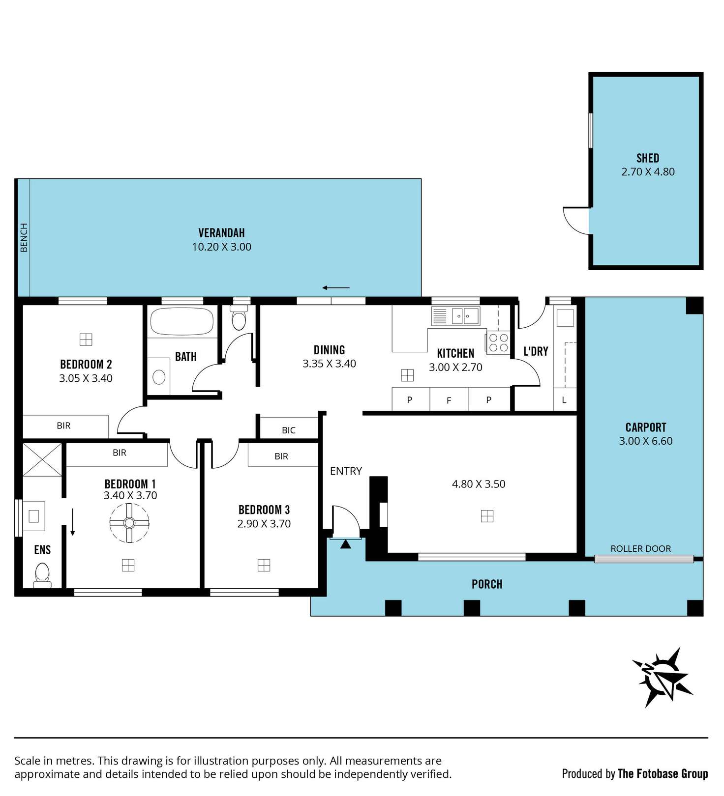 Floorplan of Homely house listing, 9 Glenhuntly Drive, Flagstaff Hill SA 5159