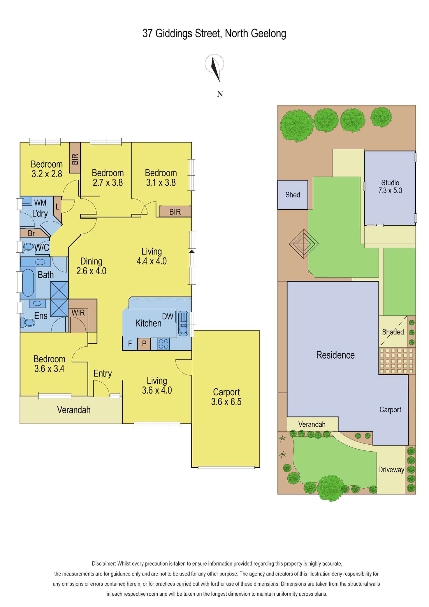 Floorplan of Homely house listing, 37 Giddings Street, North Geelong VIC 3215
