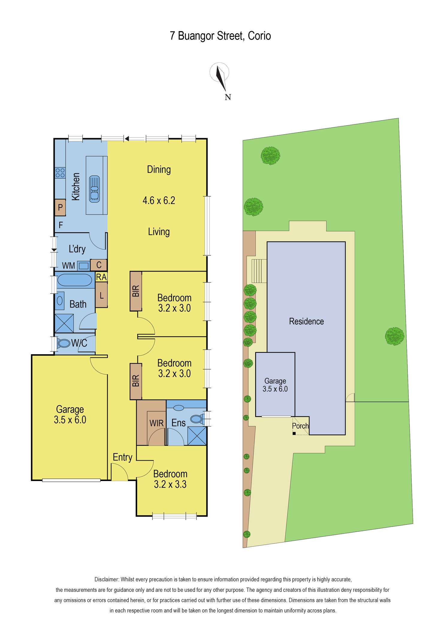 Floorplan of Homely house listing, 7 Buangor Street, Corio VIC 3214
