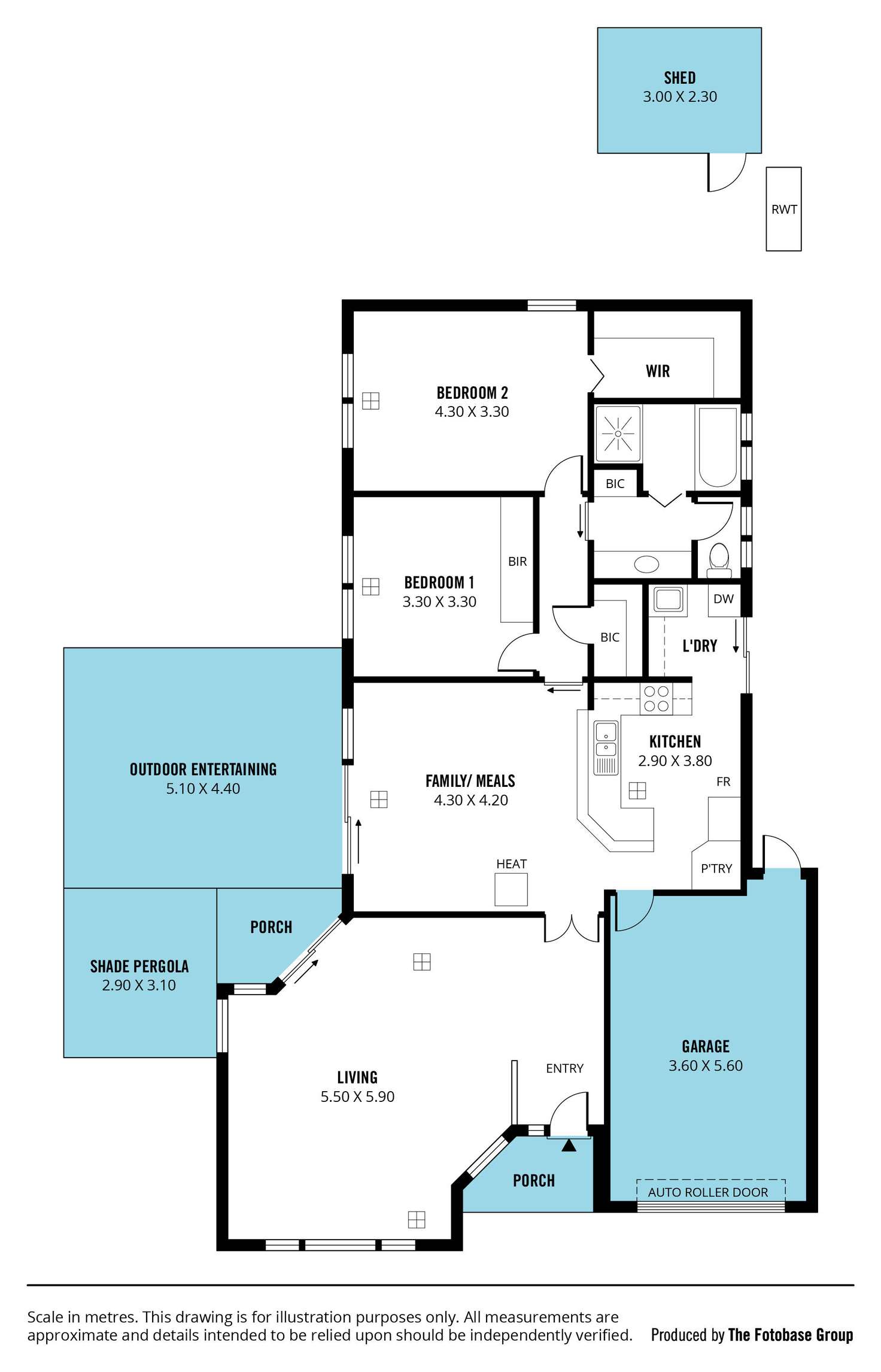 Floorplan of Homely house listing, 14 Bradley Grove, Mitchell Park SA 5043