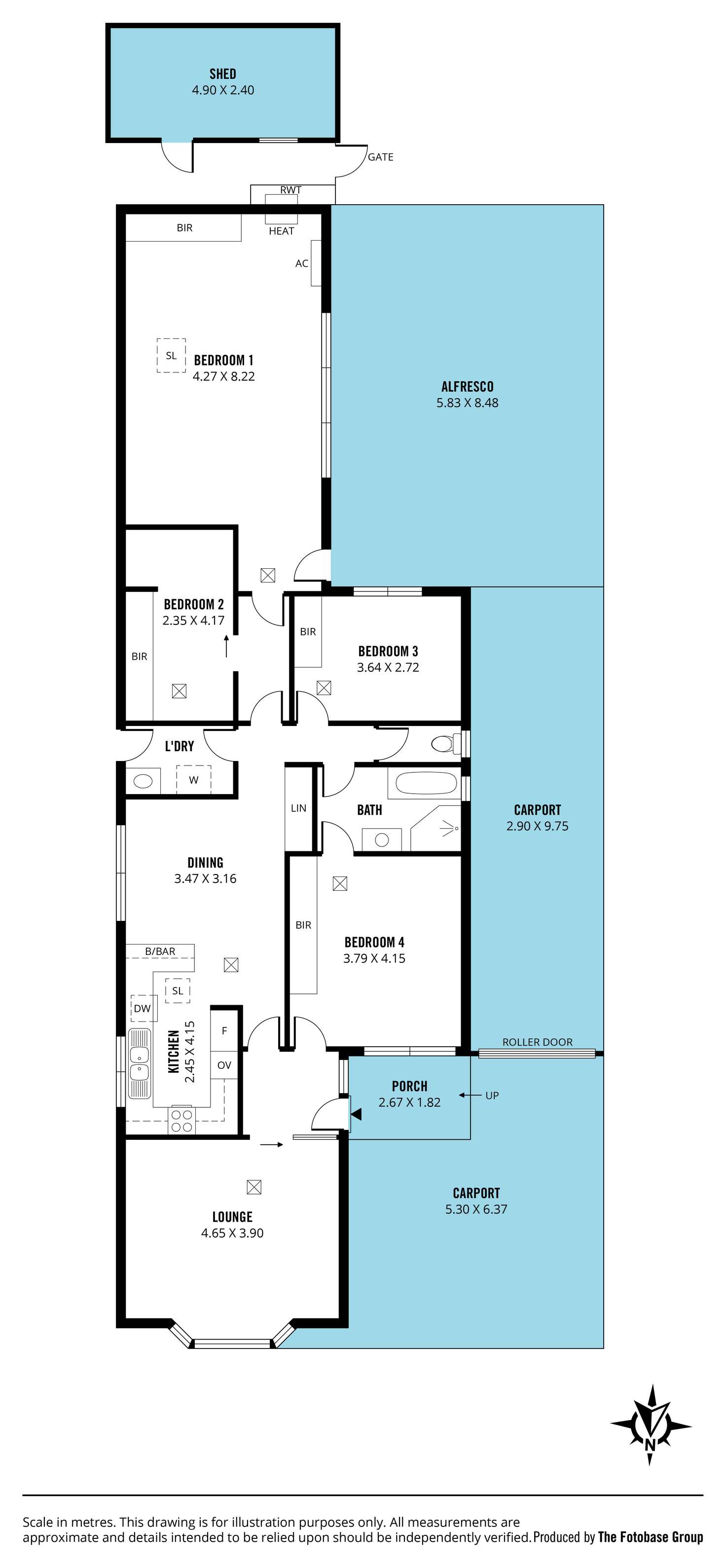 Floorplan of Homely house listing, 18 Clifford Street, Ascot Park SA 5043