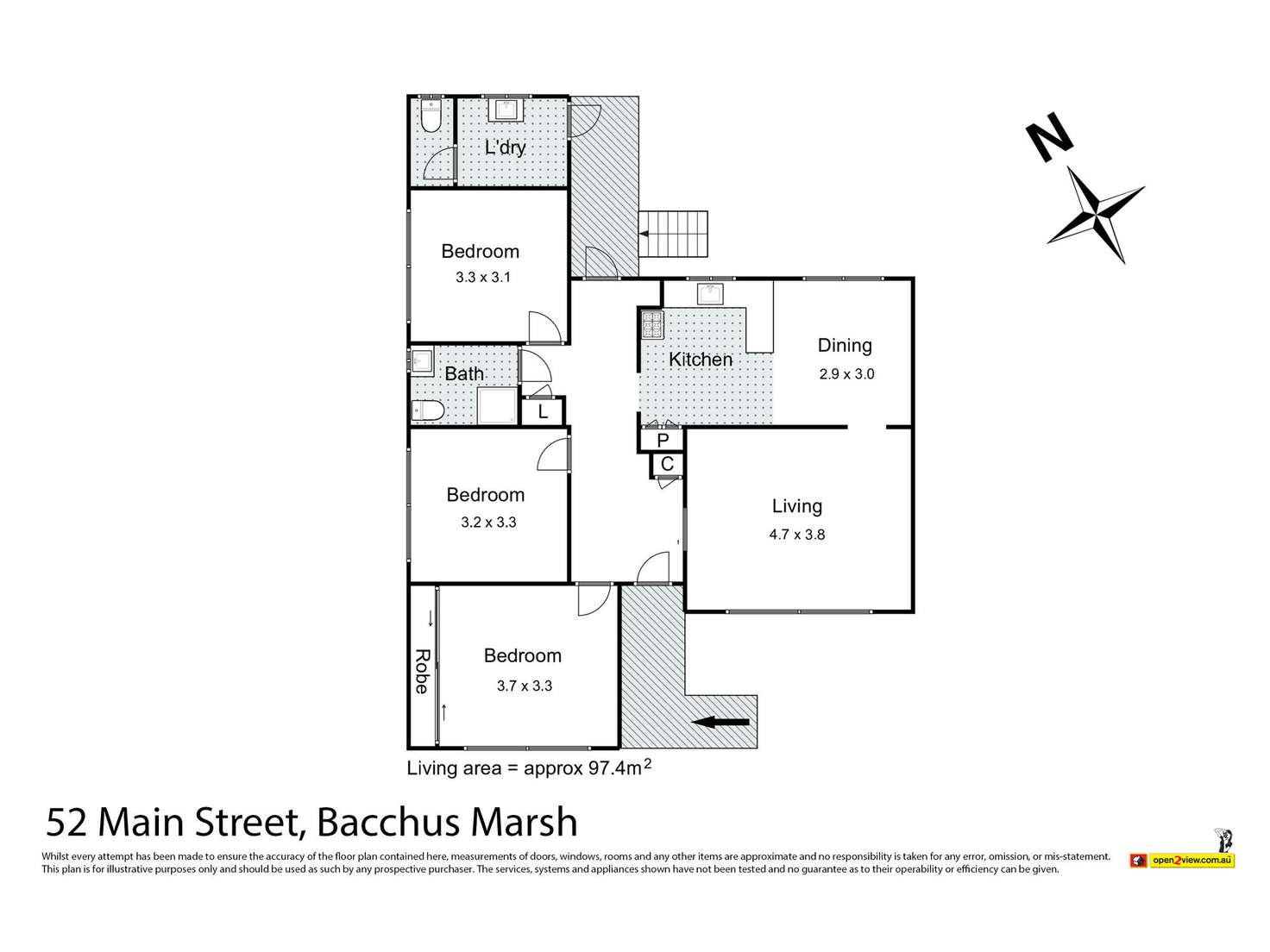 Floorplan of Homely house listing, 52 Main Street, Bacchus Marsh VIC 3340