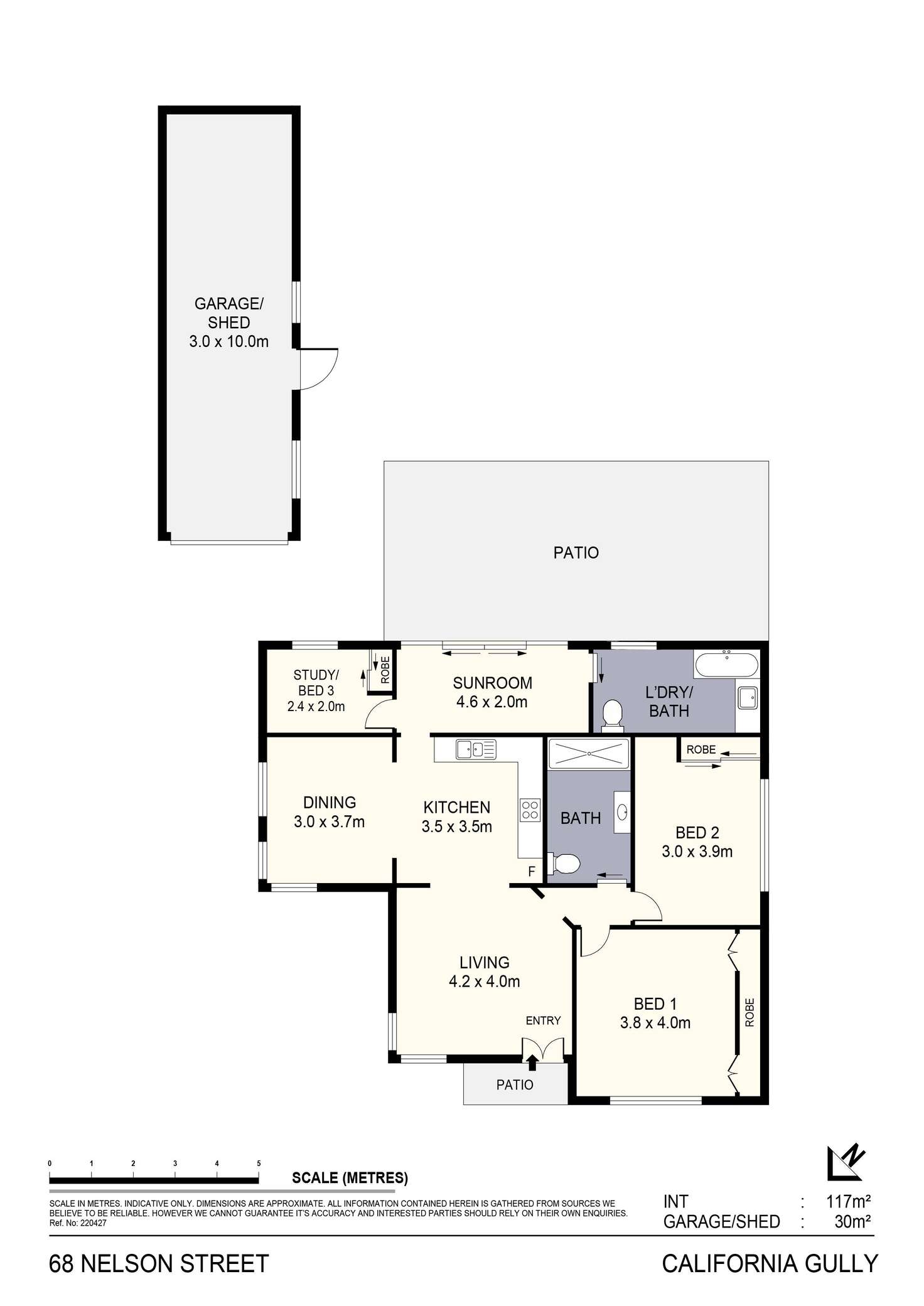 Floorplan of Homely house listing, 68 Nelson Street, California Gully VIC 3556