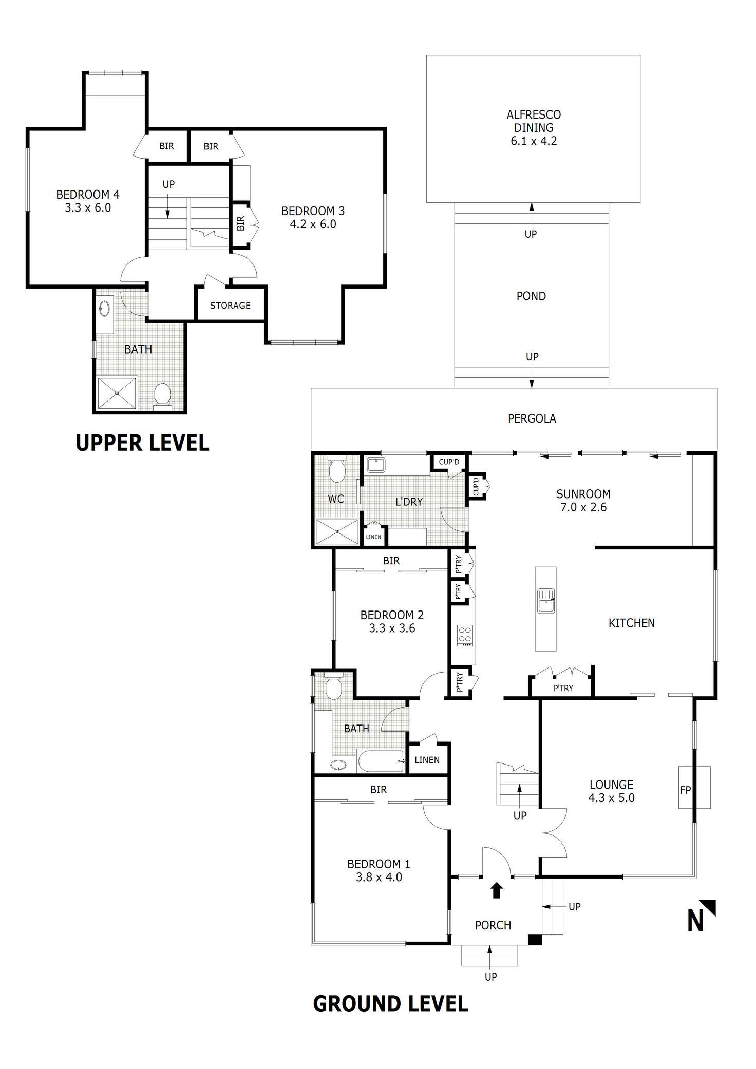 Floorplan of Homely house listing, 71 Forest Street, Bendigo VIC 3550