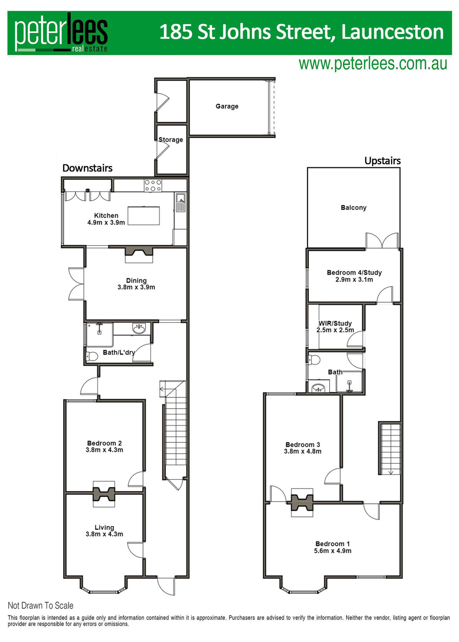 Floorplan of Homely house listing, 185 St John Street, Launceston TAS 7250