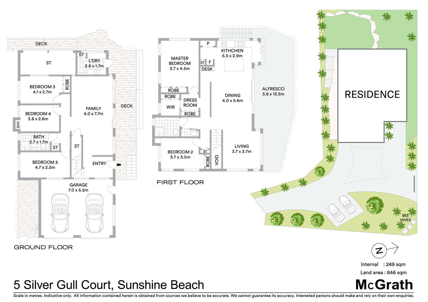 Floorplan of Homely house listing, 5 Silver Gull Court, Sunshine Beach QLD 4567