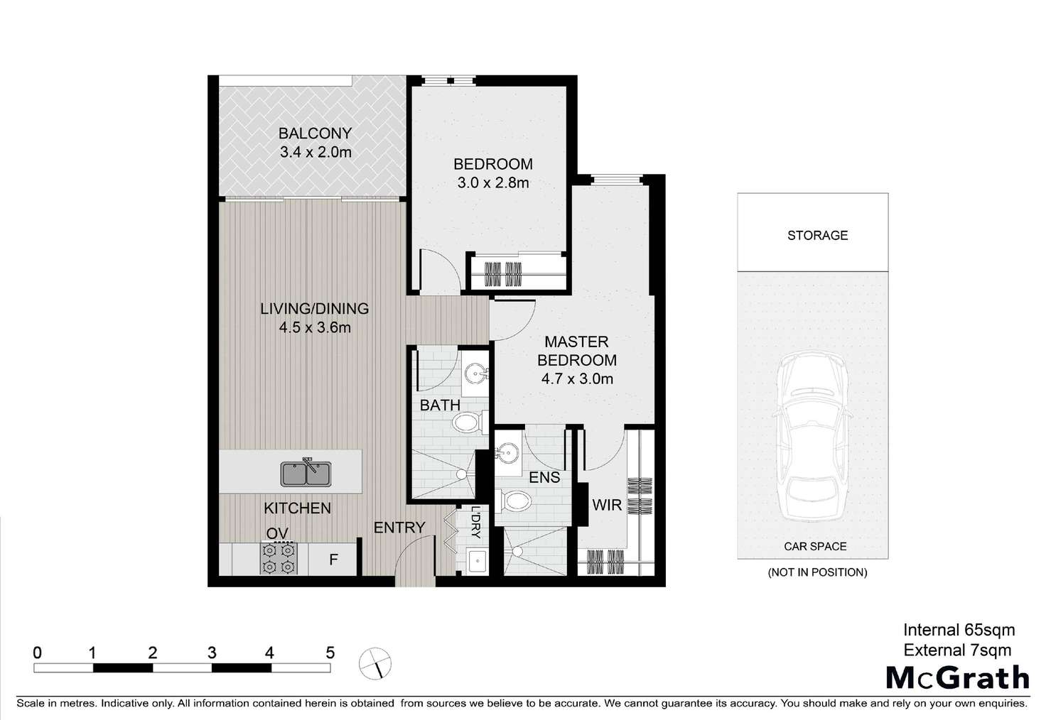 Floorplan of Homely apartment listing, 205B/57 Middleborough Road, Burwood VIC 3125