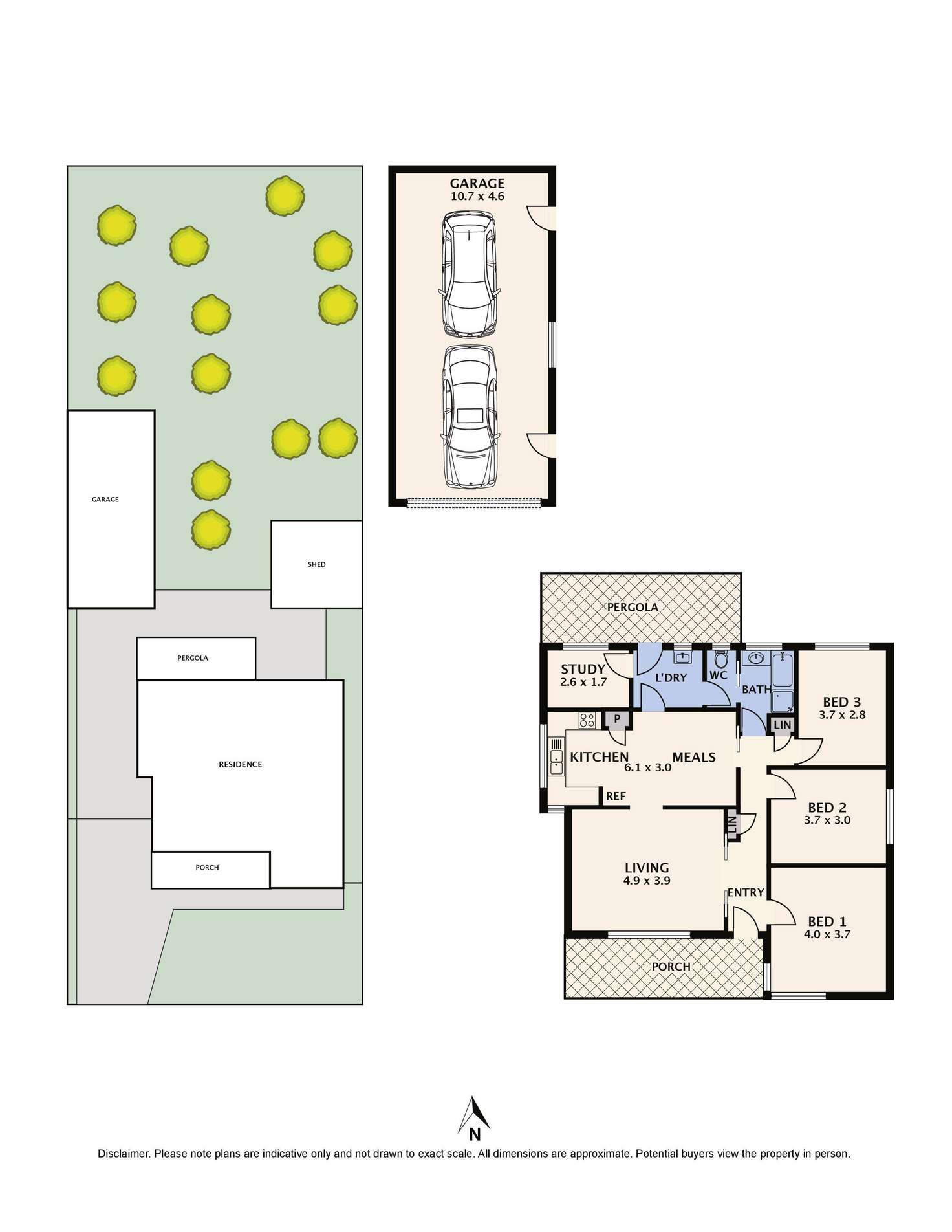Floorplan of Homely house listing, 38 Banff Street, Reservoir VIC 3073