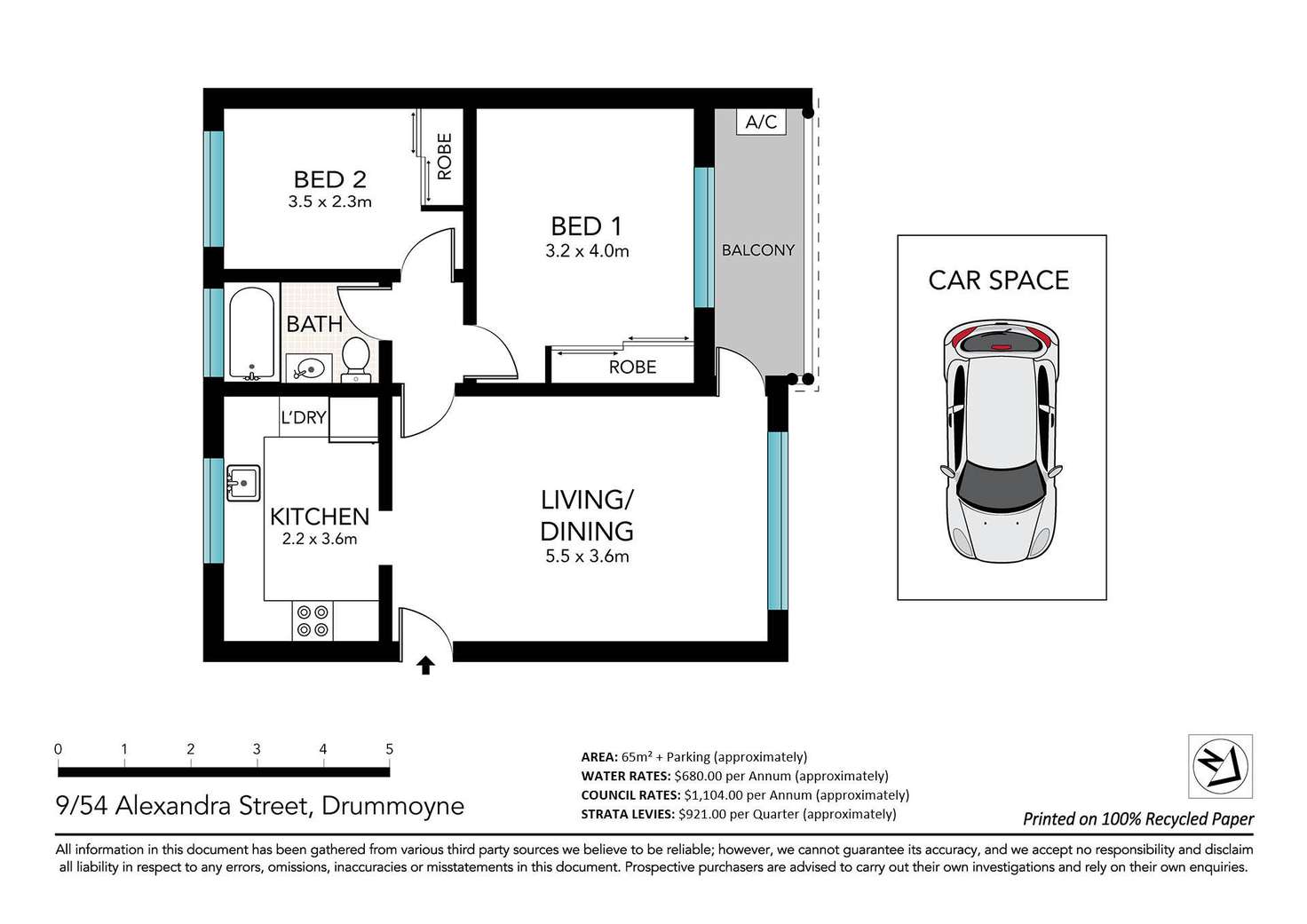 Floorplan of Homely apartment listing, 9/54 Alexandra Street, Drummoyne NSW 2047