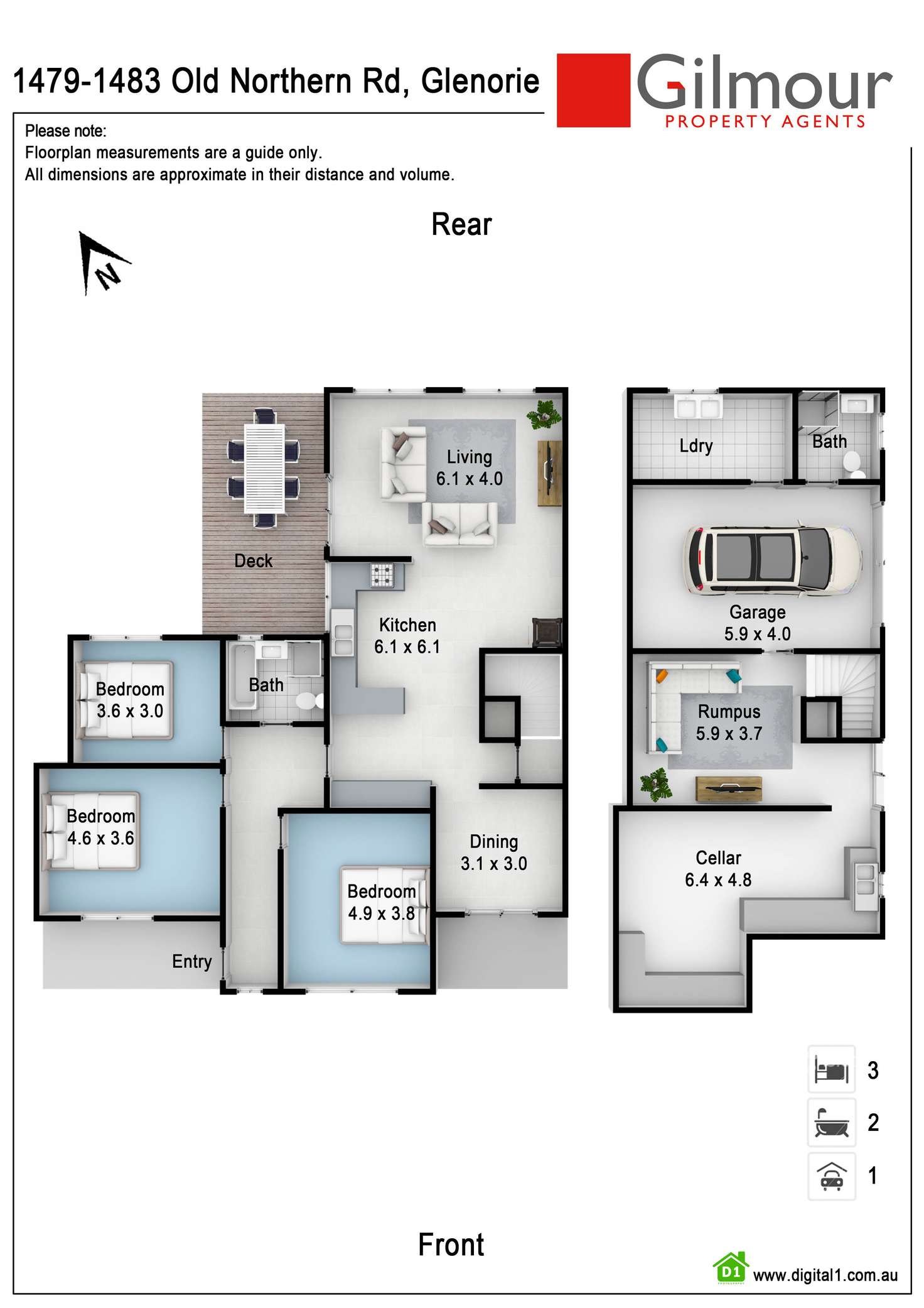 Floorplan of Homely acreageSemiRural listing, 1479-1483 Old Northern Road, Glenorie NSW 2157