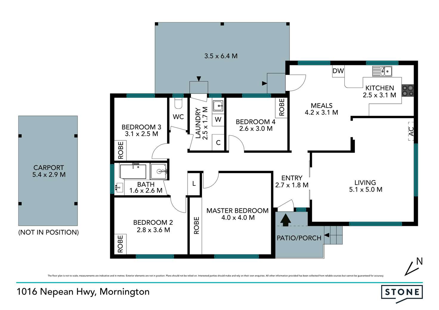 Floorplan of Homely house listing, 1016 Nepean Highway, Mornington VIC 3931
