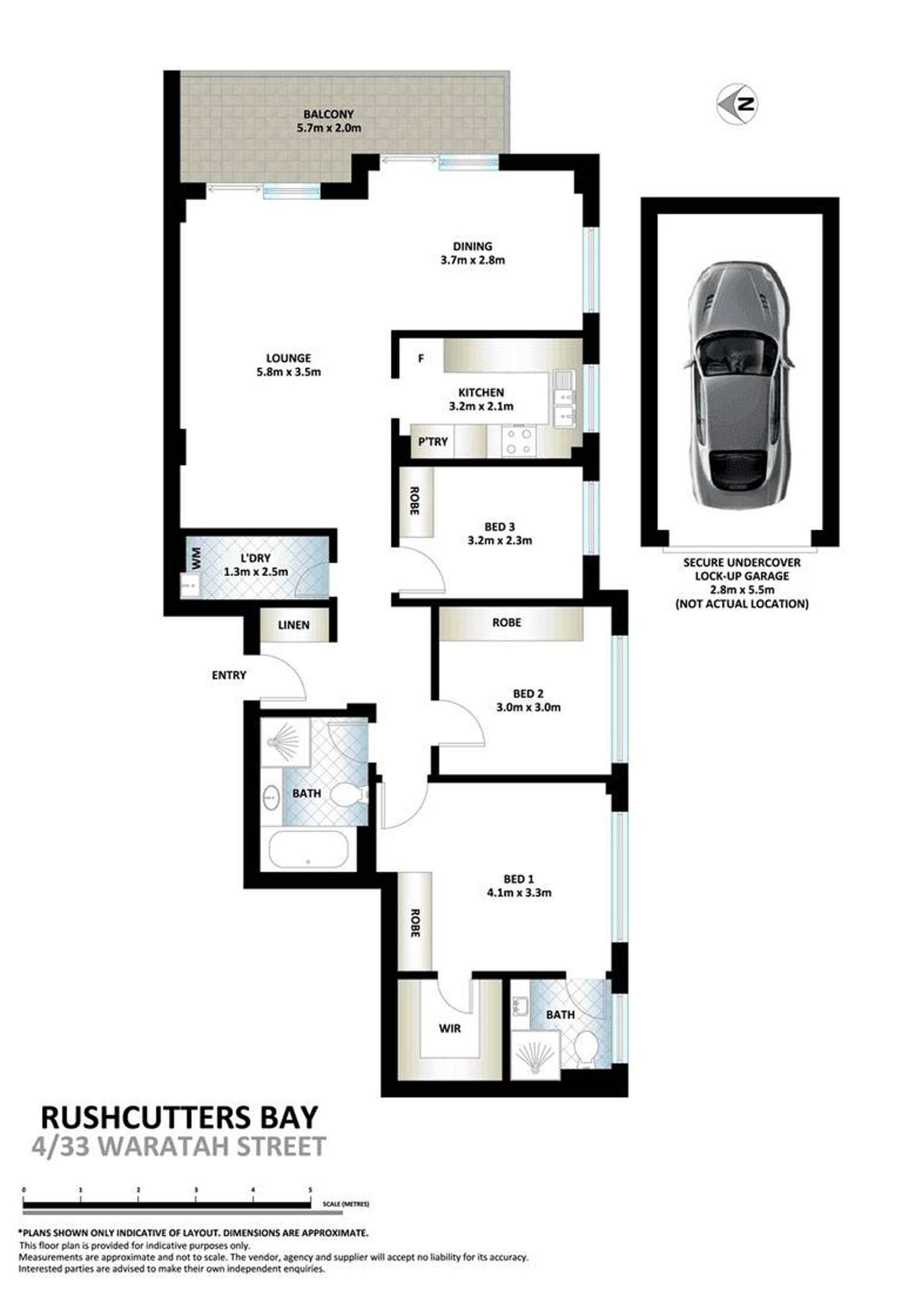 Floorplan of Homely apartment listing, 4/33 Waratah Street, Rushcutters Bay NSW 2011