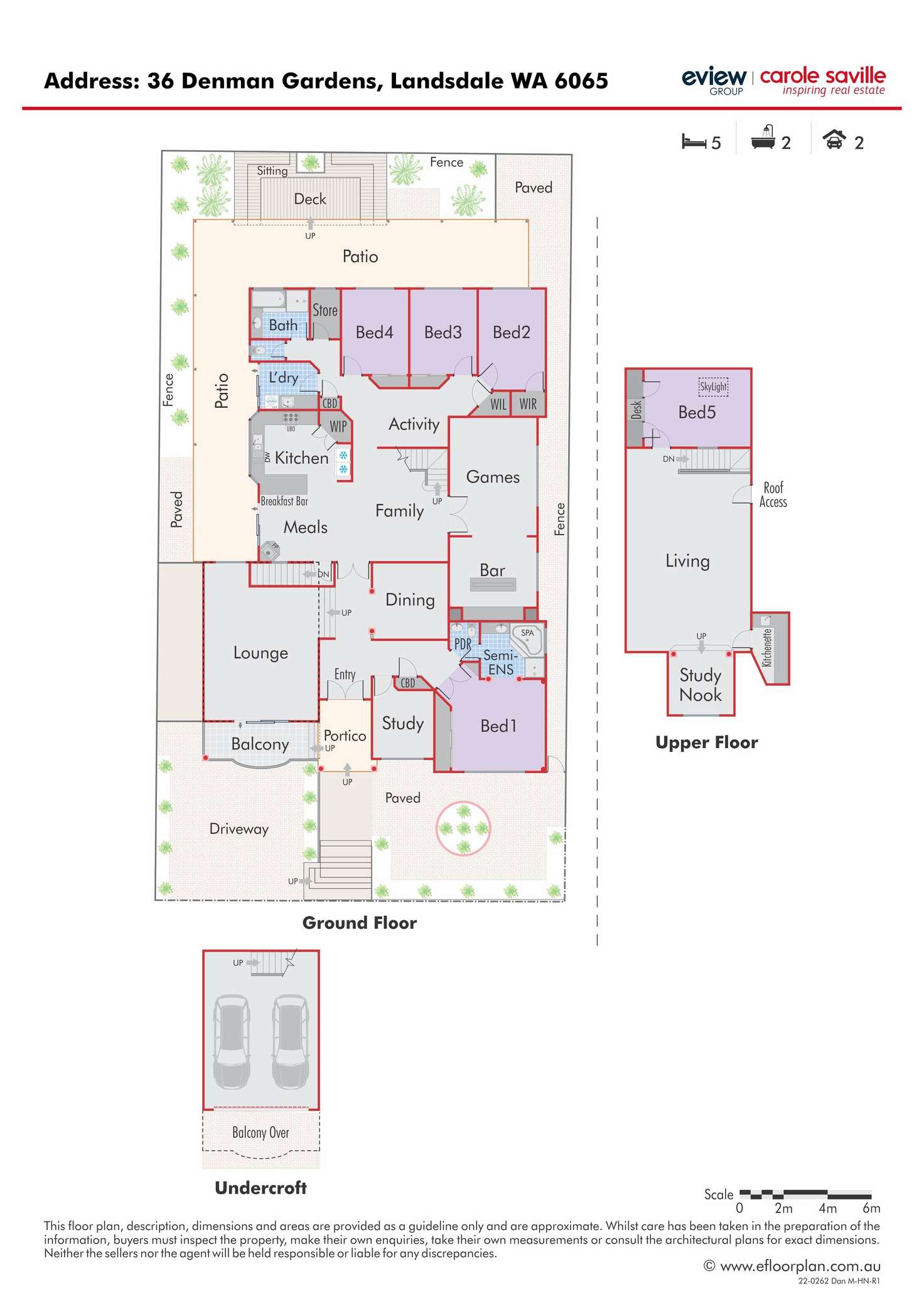 Floorplan of Homely house listing, 36 Denman Gardens, Landsdale WA 6065