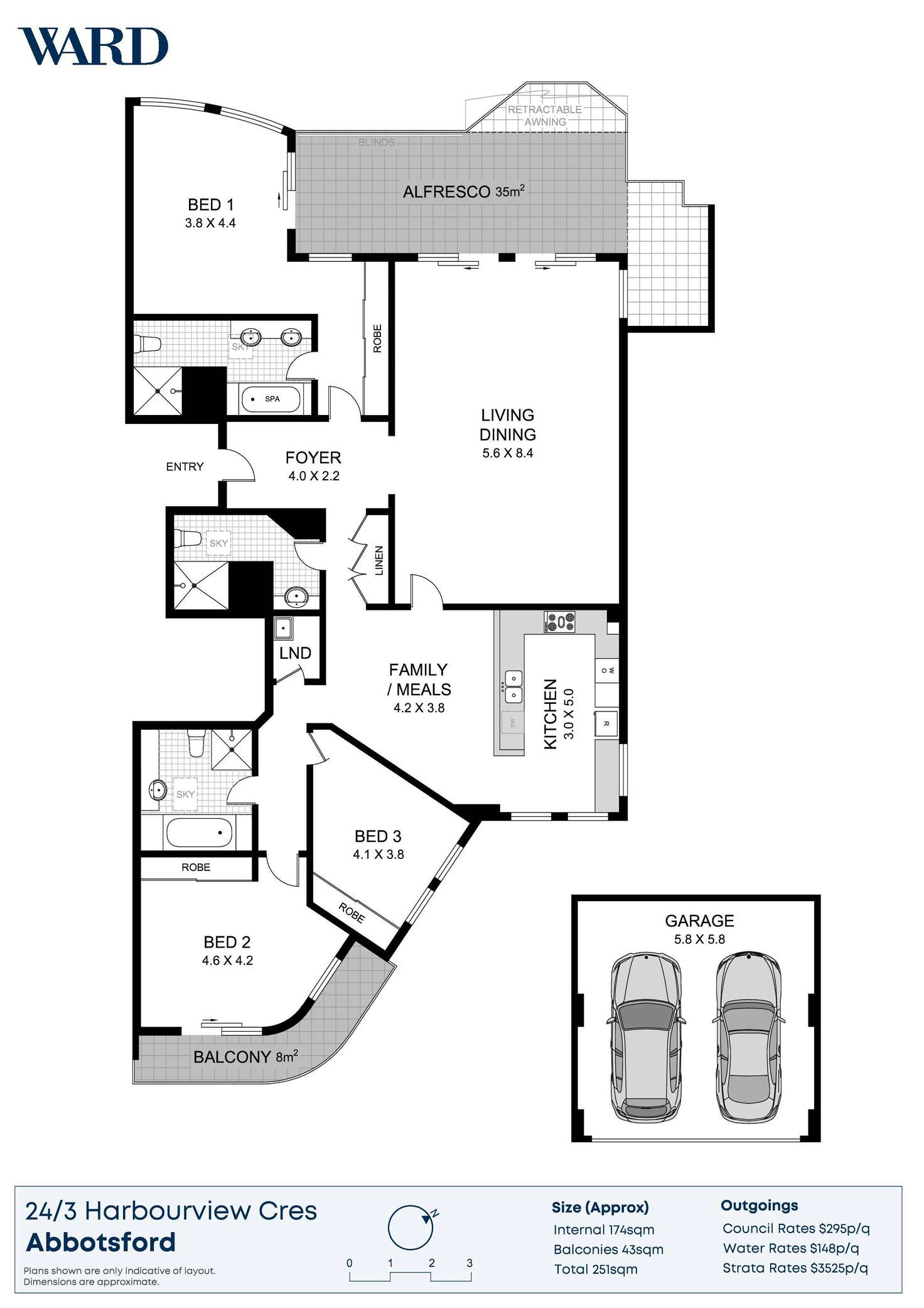 Floorplan of Homely apartment listing, 24/3 Harbourview Crescent, Abbotsford NSW 2046