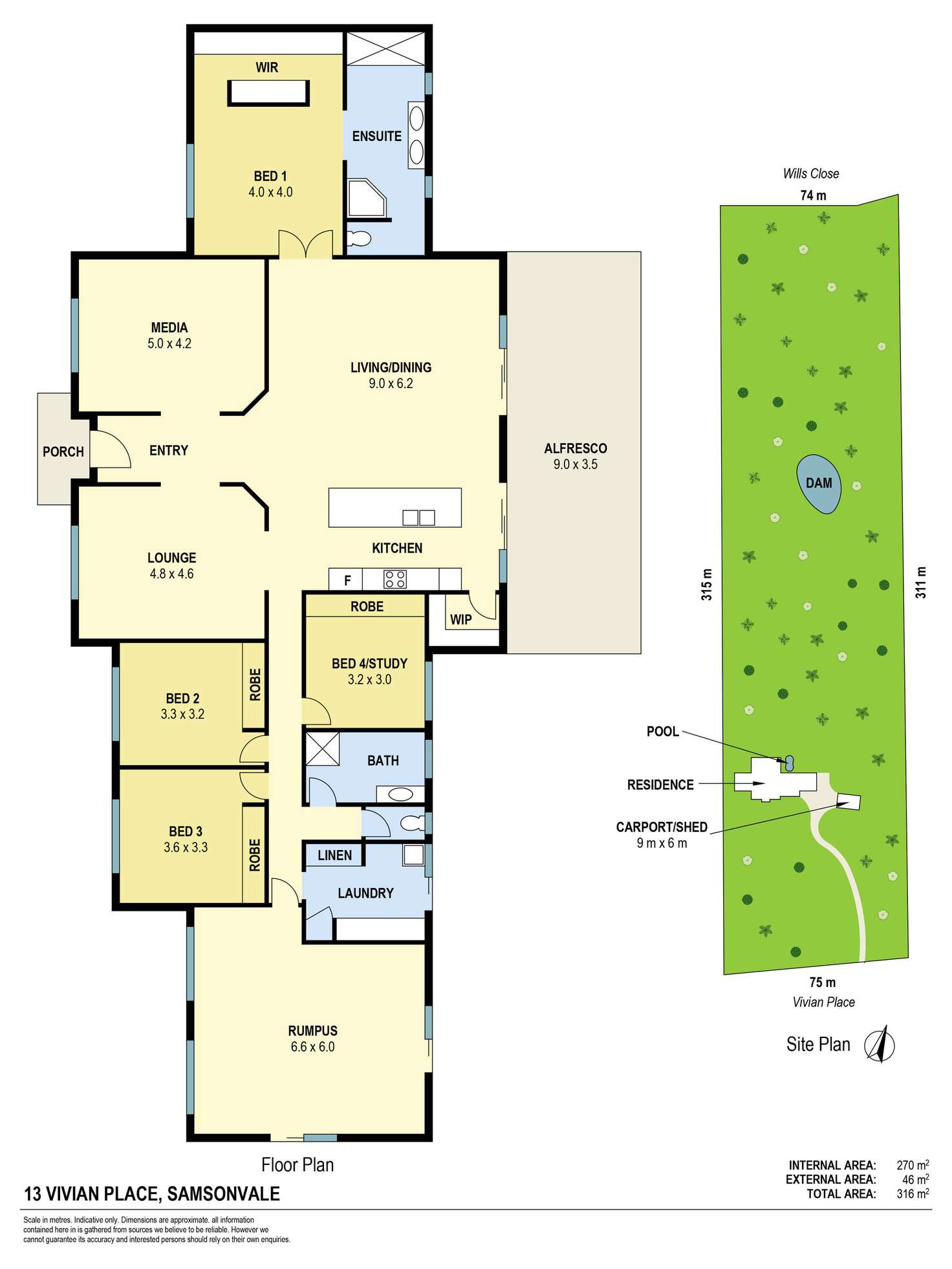 Floorplan of Homely house listing, 13 Vivian Place, Samsonvale QLD 4520