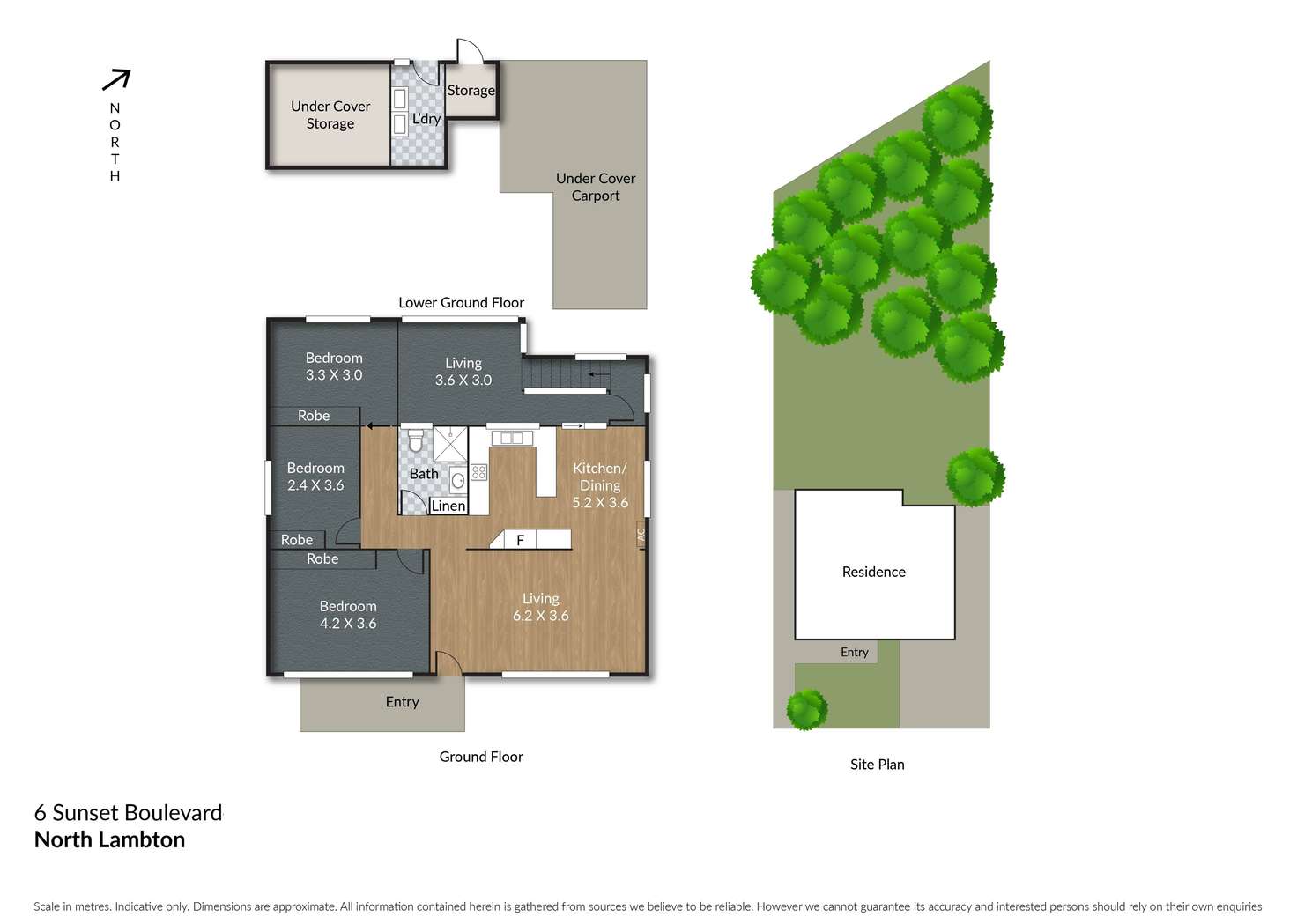 Floorplan of Homely house listing, 6 Sunset Boulevard, North Lambton NSW 2299