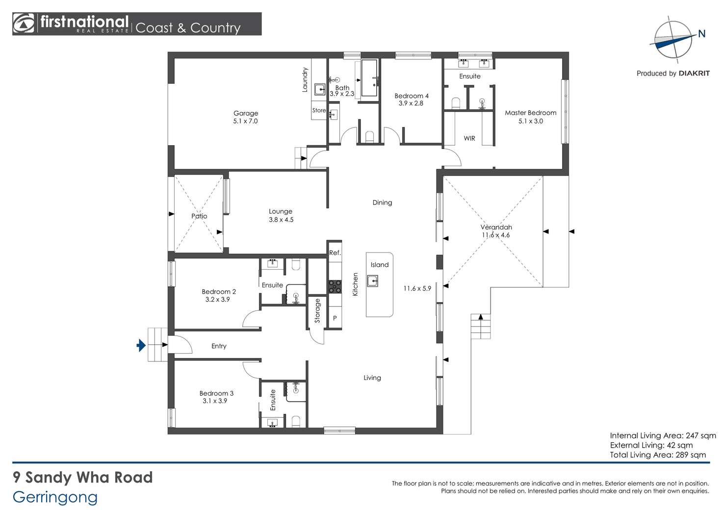 Floorplan of Homely house listing, 9 Sandy Wha Road, Gerringong NSW 2534