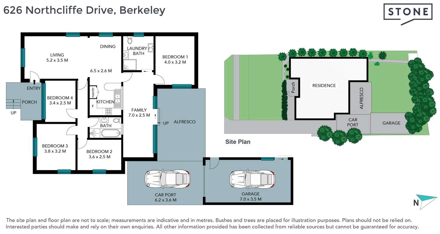 Floorplan of Homely house listing, 626 Northcliffe Drive, Berkeley NSW 2506