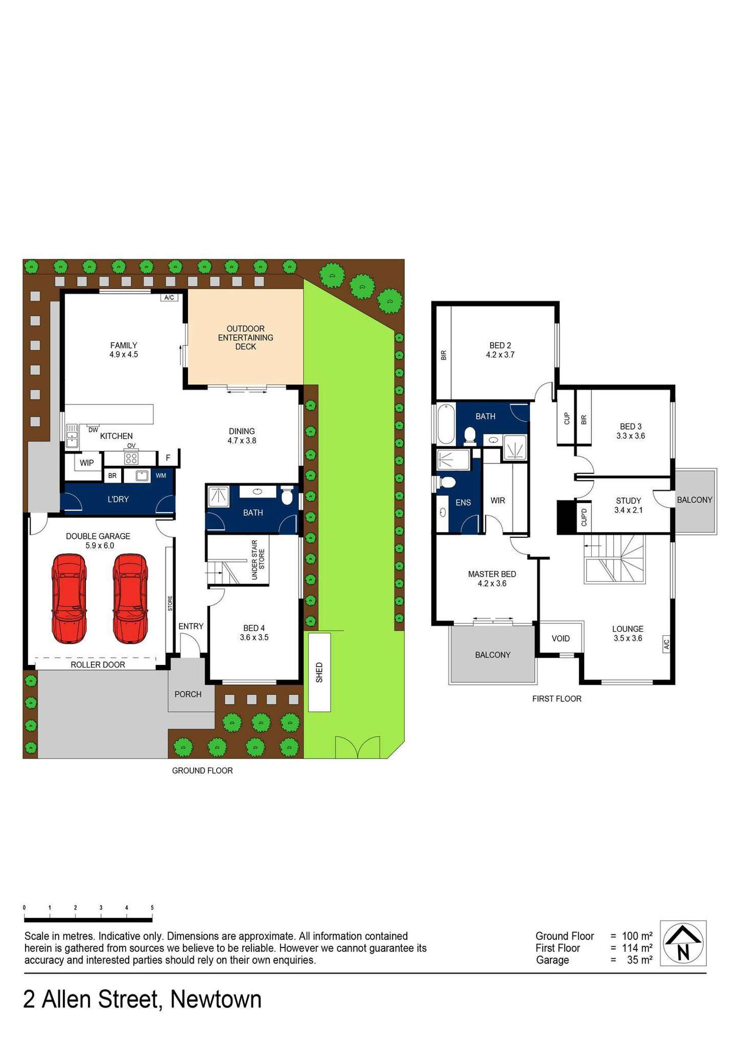Floorplan of Homely house listing, 2 Allen Street, Newtown VIC 3220