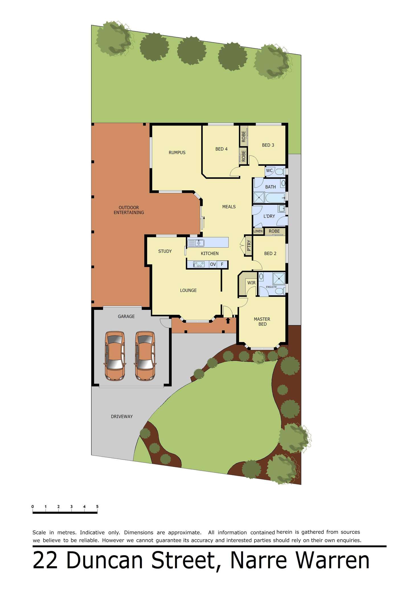 Floorplan of Homely house listing, 22 Duncan Street, Narre Warren VIC 3805