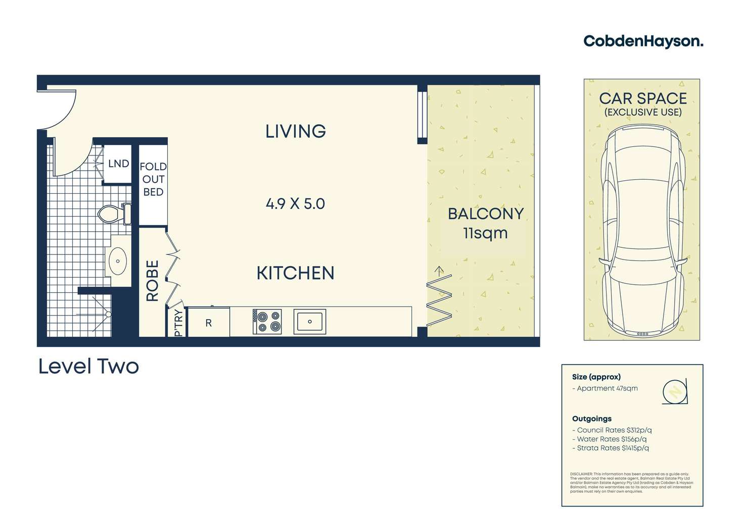 Floorplan of Homely apartment listing, 7/154 Glenayr Avenue, Bondi Beach NSW 2026