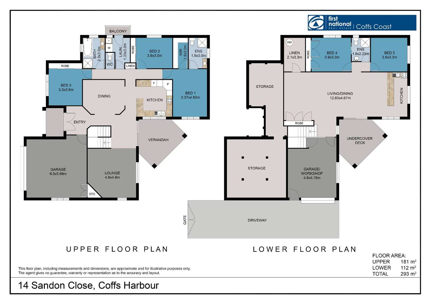 Floorplan of Homely house listing, 14 Sandon Close, Coffs Harbour NSW 2450