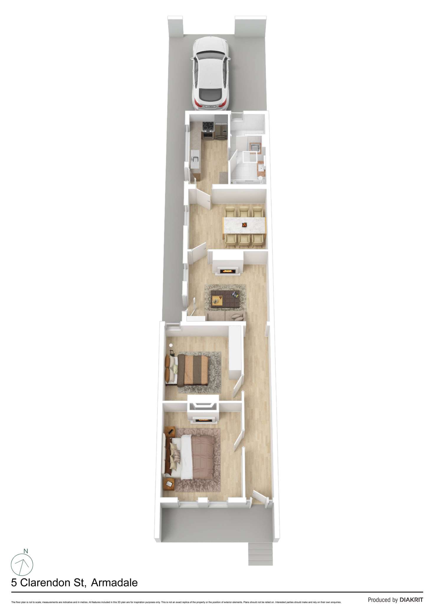 Floorplan of Homely house listing, 5 Clarendon Street, Armadale VIC 3143