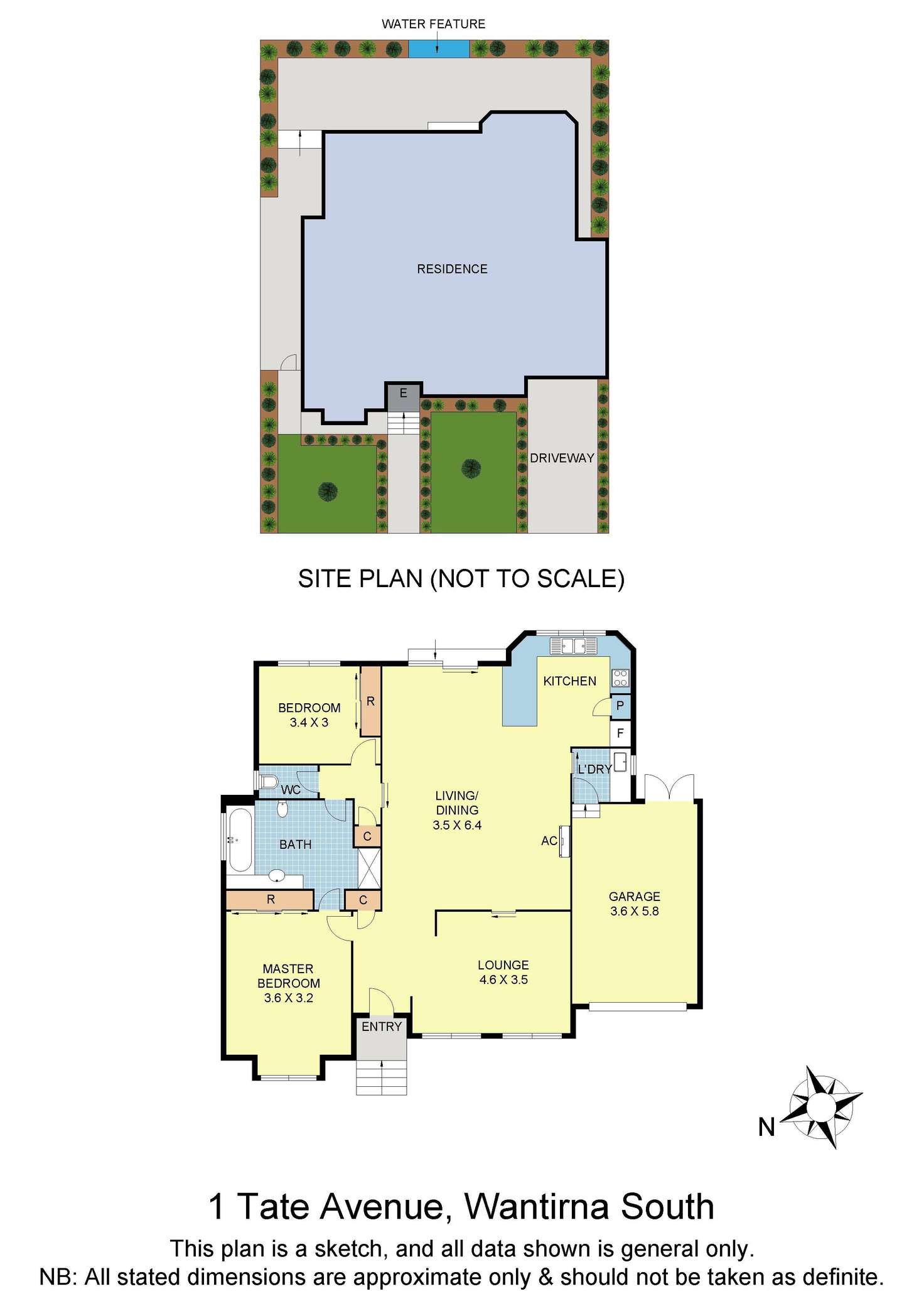 Floorplan of Homely house listing, 1 Tate Avenue, Wantirna South VIC 3152
