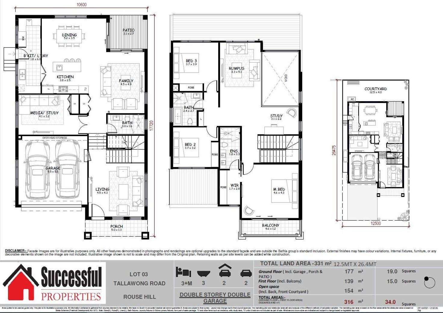 Floorplan of Homely house listing, 148 Tallawong Road, Rouse Hill NSW 2155
