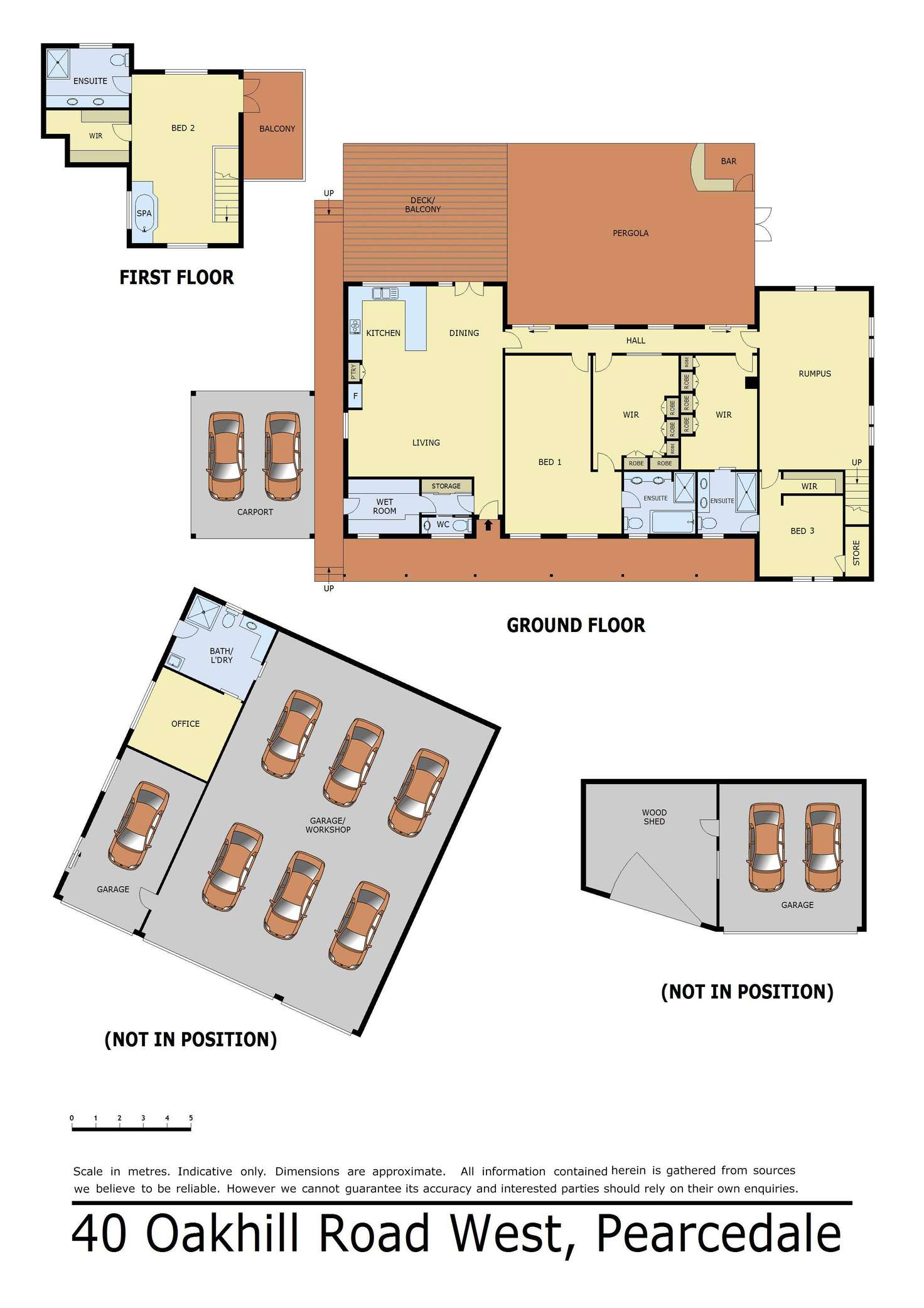 Floorplan of Homely house listing, 40 Oakhill Road West, Pearcedale VIC 3912