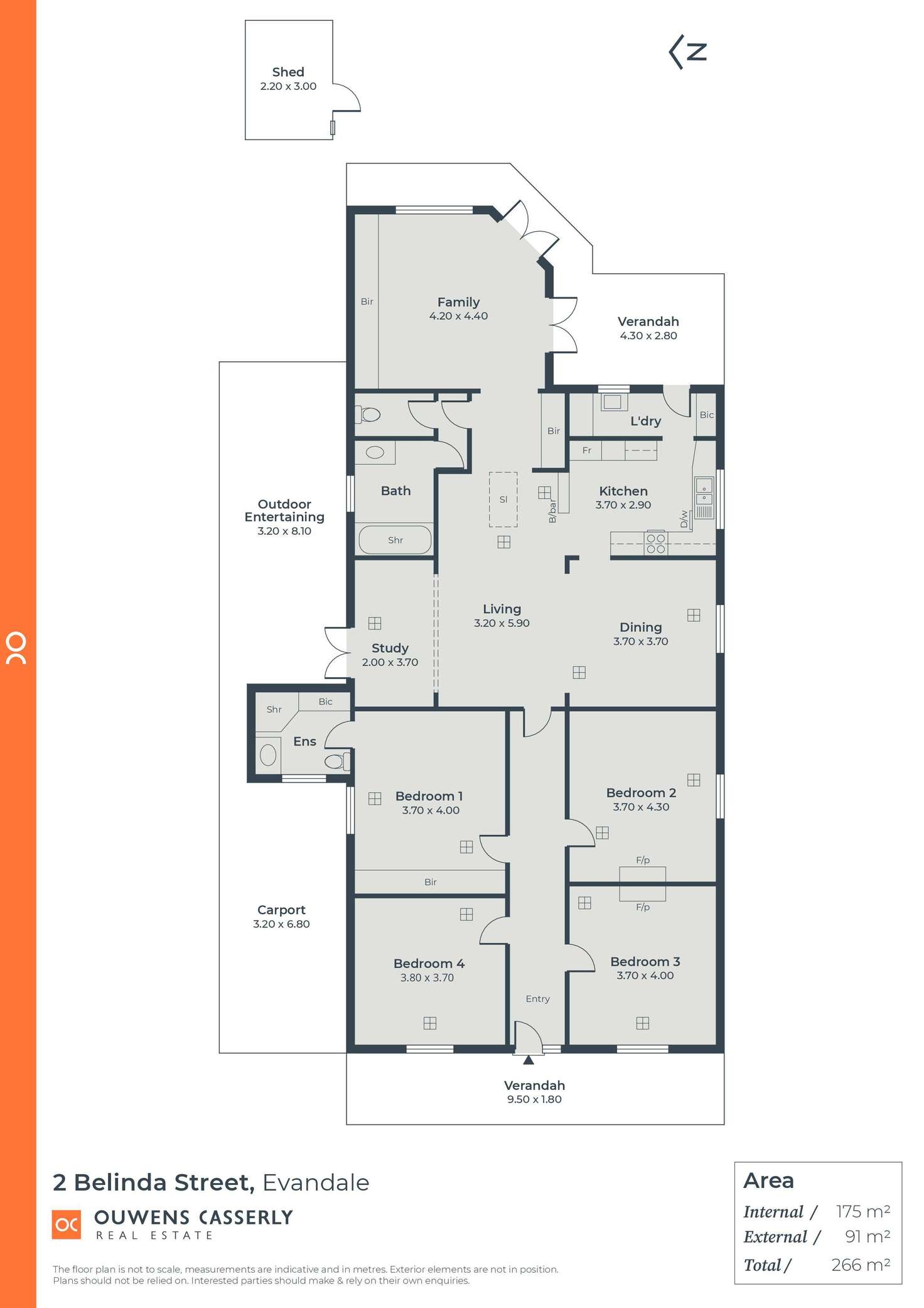 Floorplan of Homely house listing, 2 Belinda Street, Evandale SA 5069